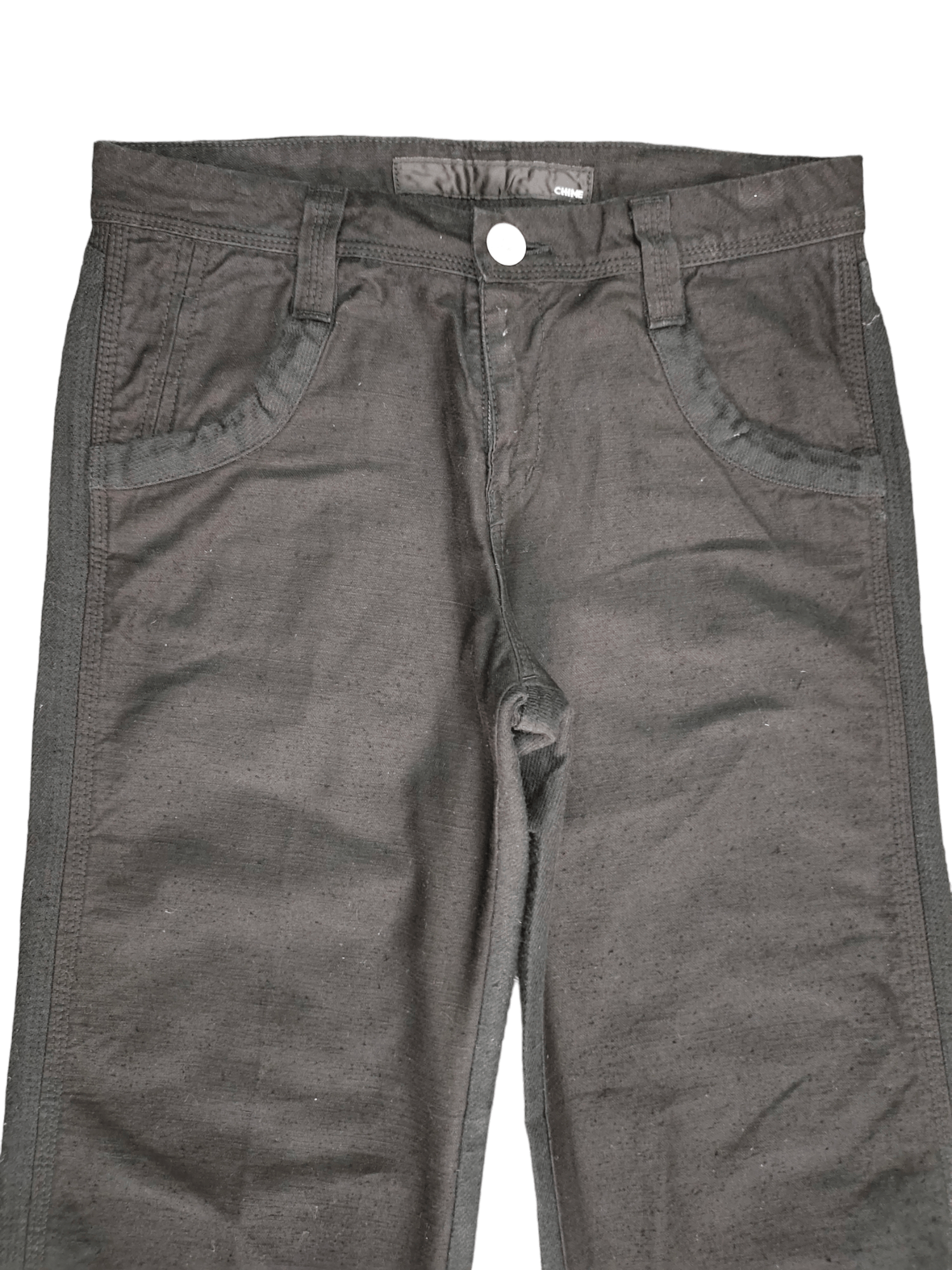 Chimala Vintage Chime Japan Black Overdyed Trouser Pants Size US 30 / EU 46 - 4 Thumbnail