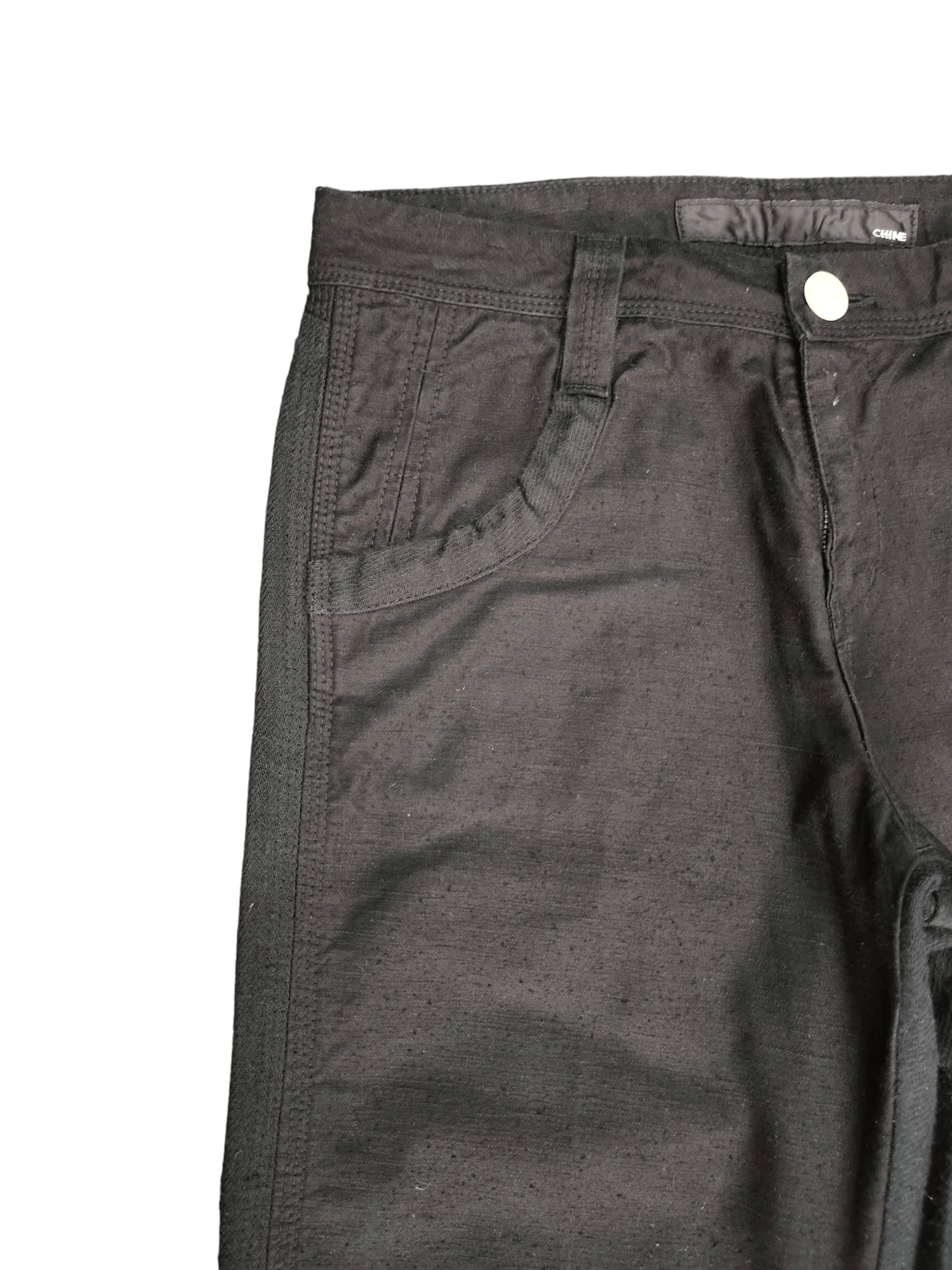 Chimala Vintage Chime Japan Black Overdyed Trouser Pants Size US 30 / EU 46 - 6 Thumbnail