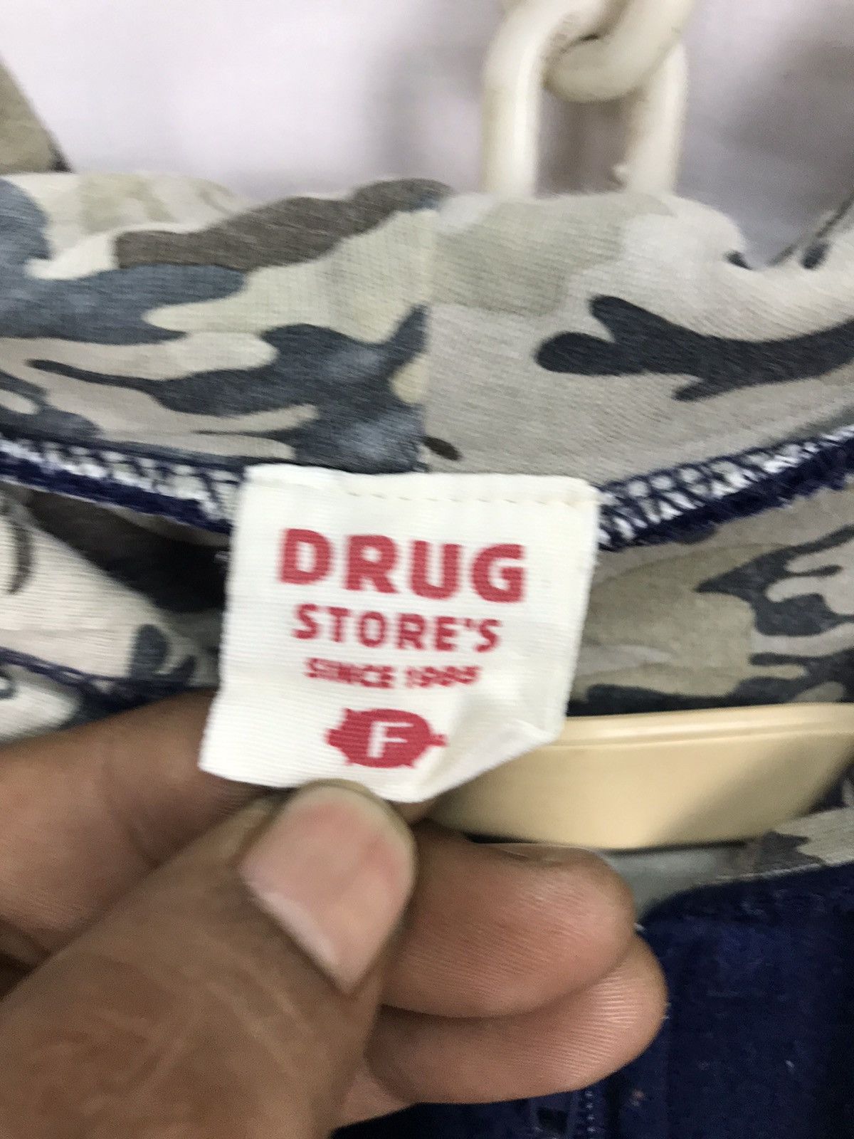 Japanese Brand Drugstore back spellout zipper hoodie Size US M / EU 48-50 / 2 - 3 Thumbnail
