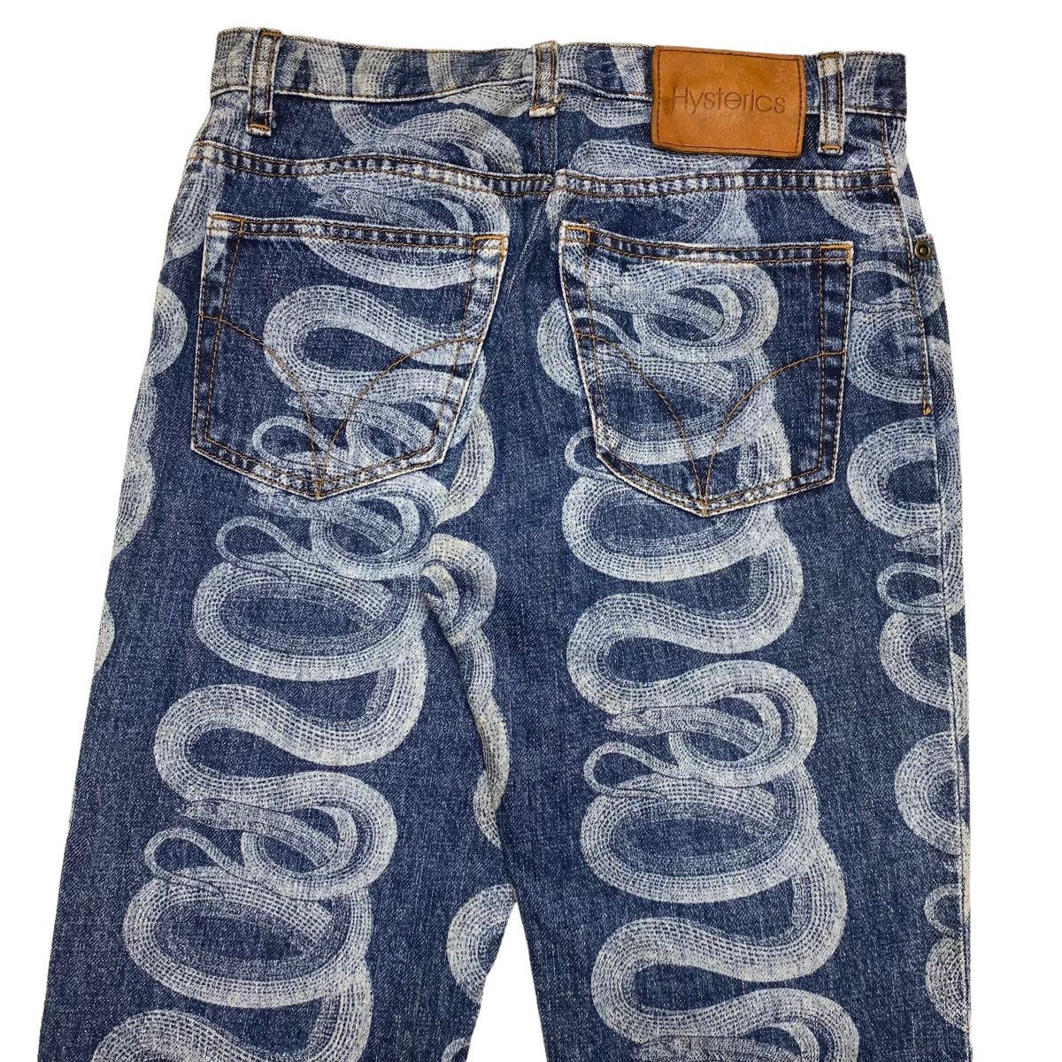 Hysteric Glamour 1990s Hysteric Glamour - OG Snake Denim Size US 28 / EU 44 - 3 Thumbnail