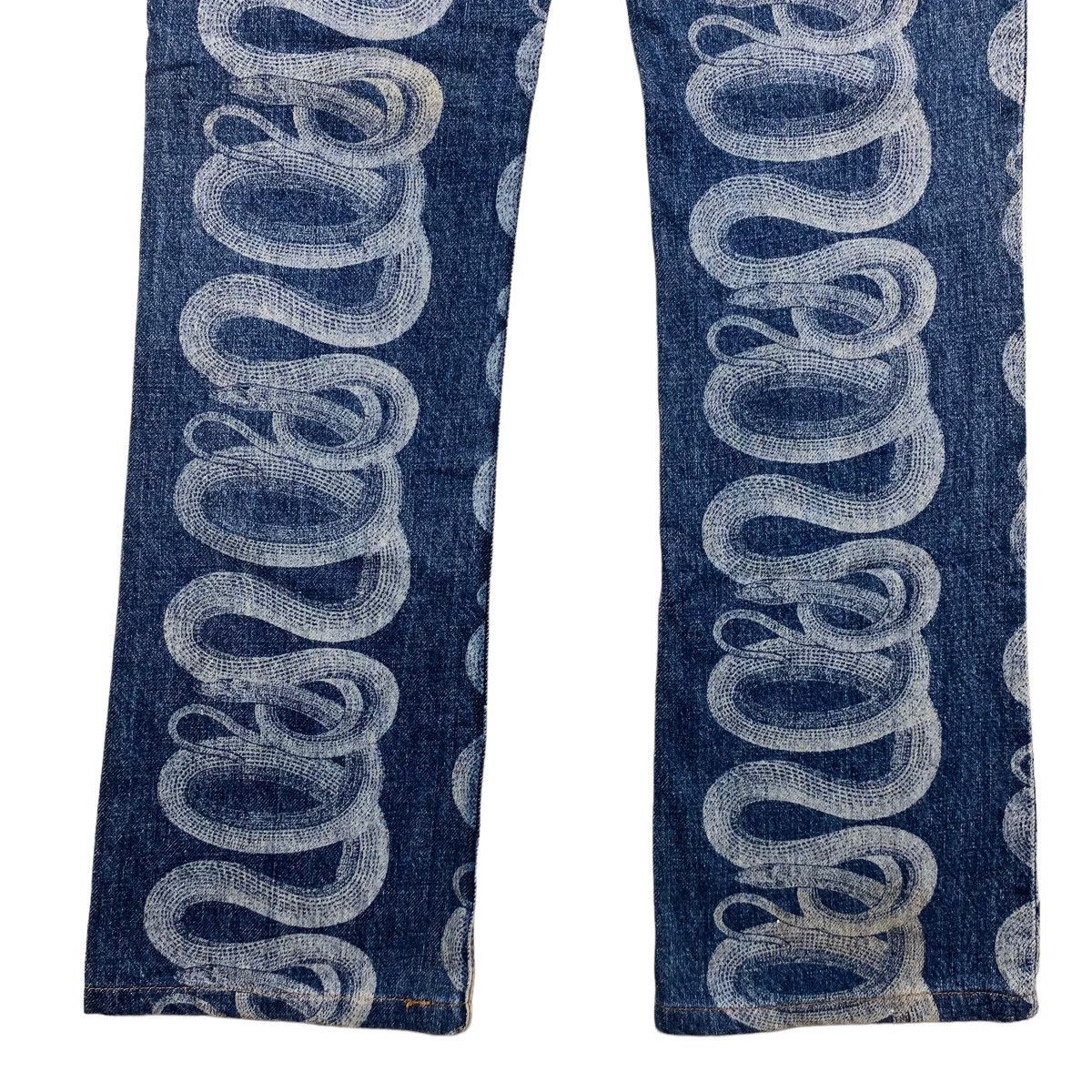 Hysteric Glamour 1990s Hysteric Glamour - OG Snake Denim Size US 28 / EU 44 - 4 Thumbnail