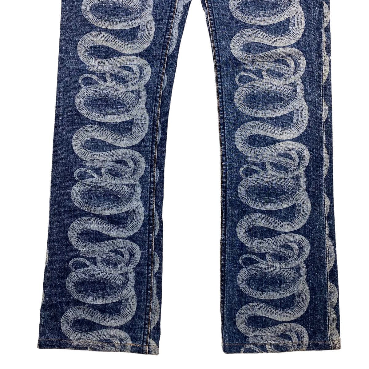 Hysteric Glamour 1990s Hysteric Glamour - OG Snake Denim Size US 28 / EU 44 - 7 Thumbnail