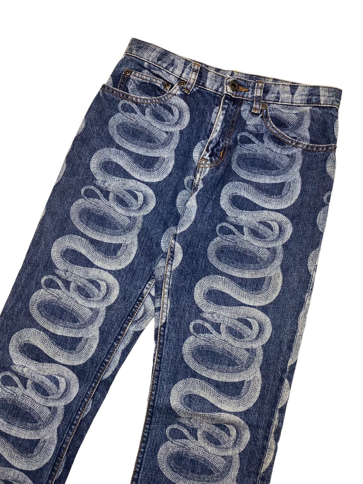 Hysteric Glamour 1990s Hysteric Glamour - OG Snake Denim Size US 28 / EU 44 - 5 Thumbnail