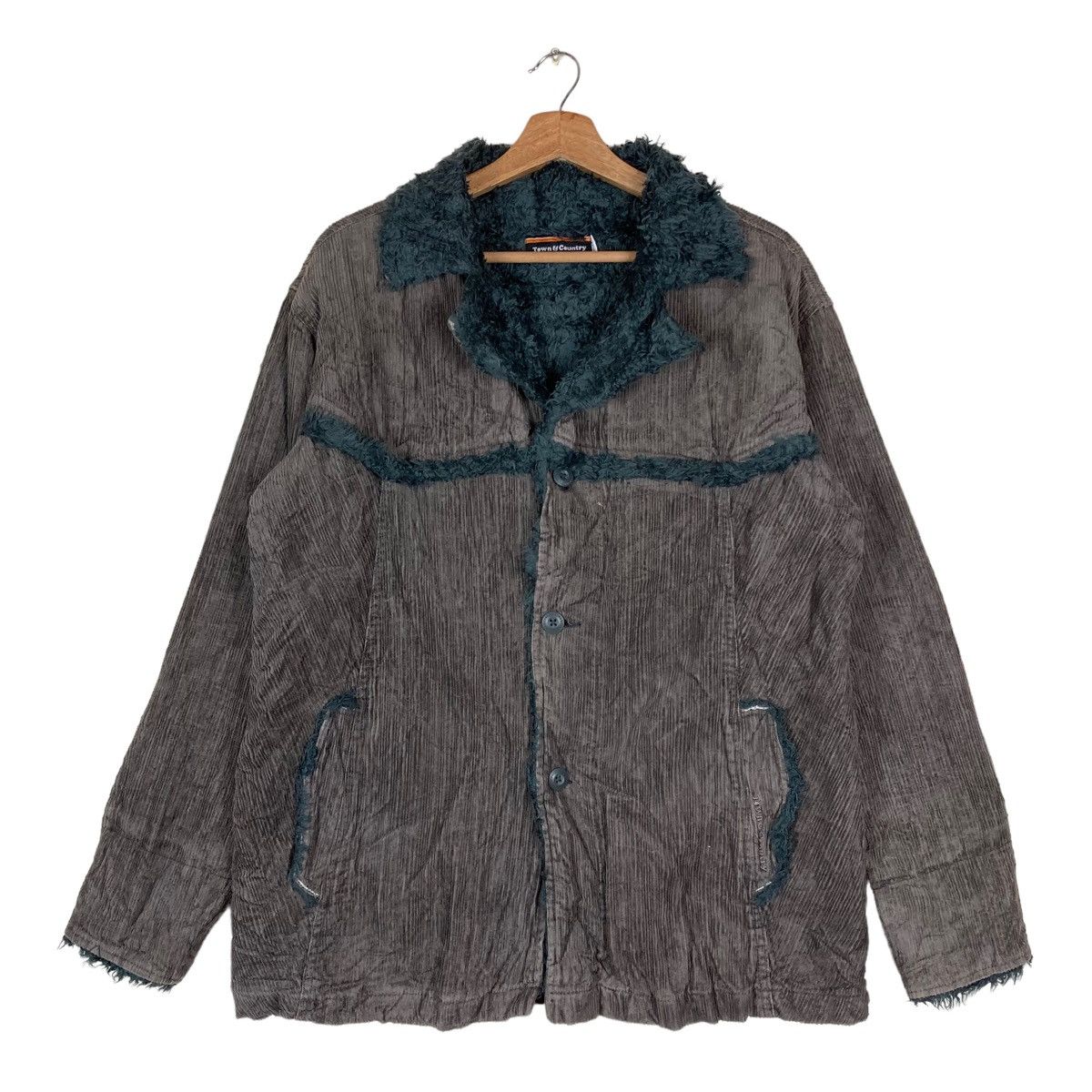 Vintage Town and Country Surfing Corduroy Jacket