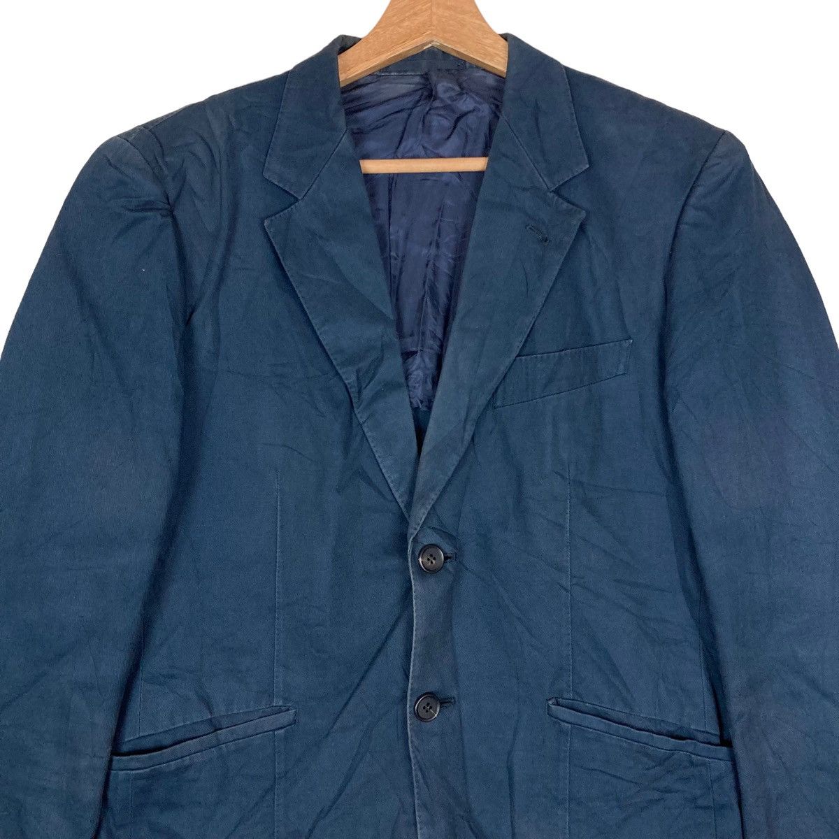 Paul Smith Vintage Paul Smith Flat Button Coat Blazer Jacket Size US M / EU 48-50 / 2 - 2 Thumbnail