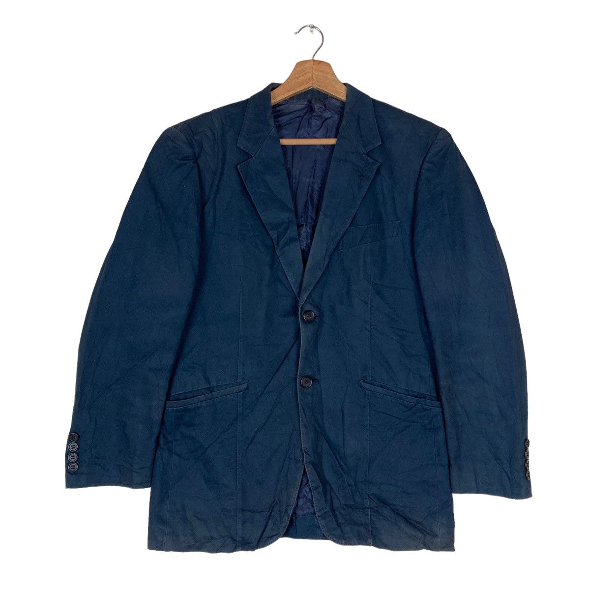 Paul Smith Vintage Paul Smith Flat Button Coat Blazer Jacket Size US M / EU 48-50 / 2 - 1 Thumbnail