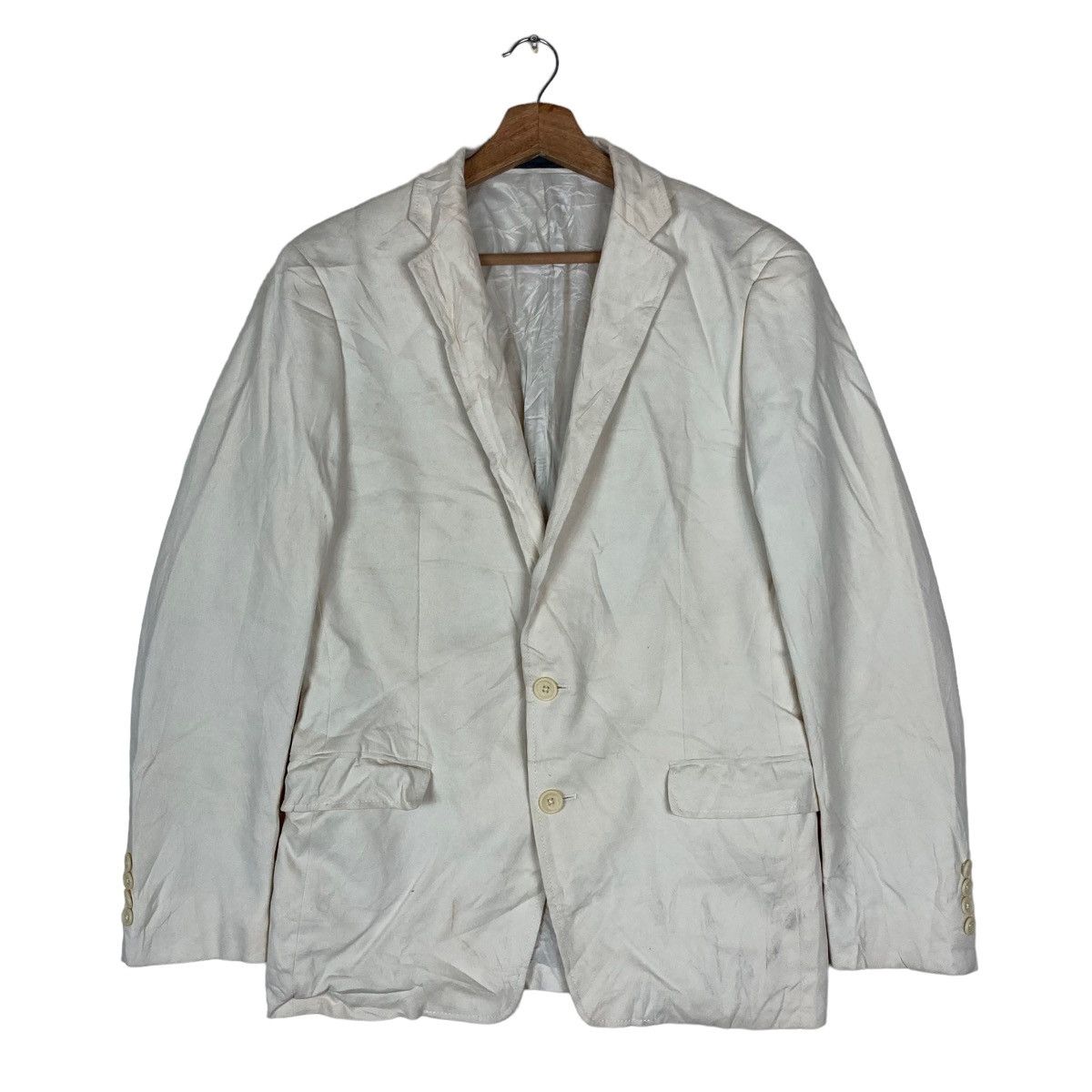 Calvin Klein Vintage Calvin Klein Flat Button Coat Blazer Jacket Size XS / US 0-2 / IT 36-38 - 1 Thumbnail