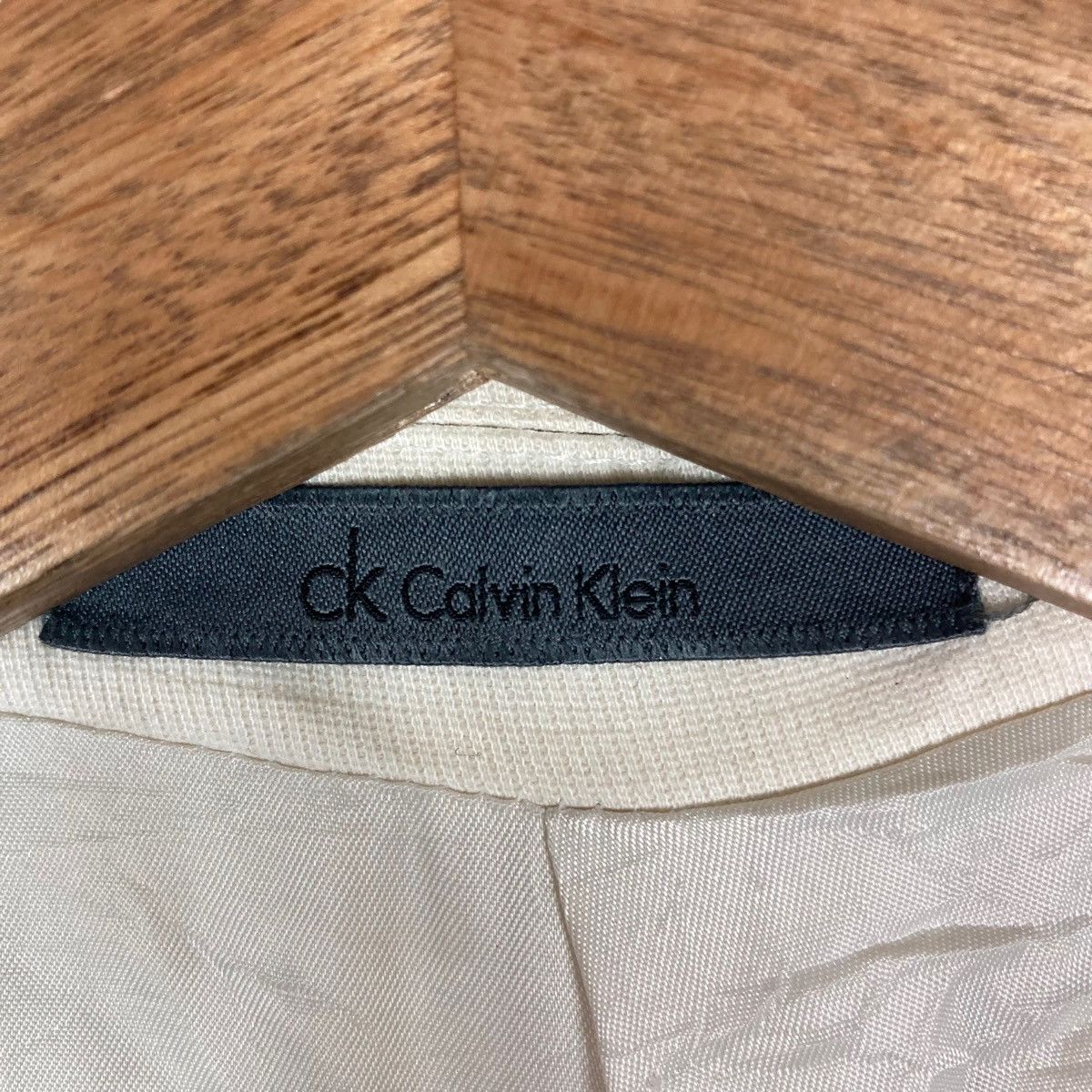 Calvin Klein Vintage Calvin Klein Flat Button Coat Blazer Jacket Size XS / US 0-2 / IT 36-38 - 5 Thumbnail