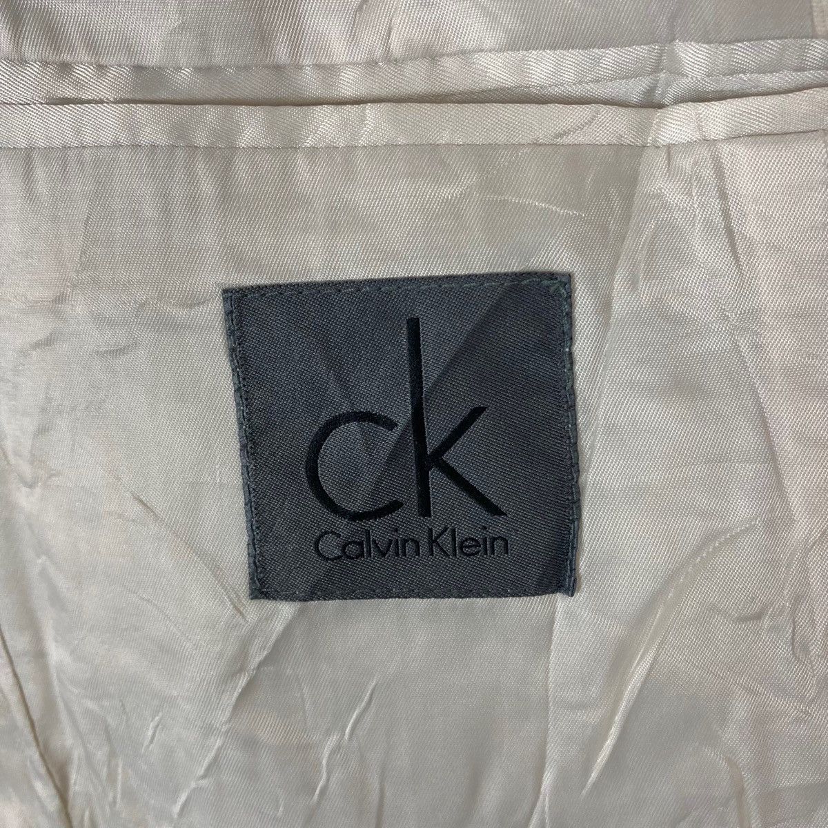 Calvin Klein Vintage Calvin Klein Flat Button Coat Blazer Jacket Size XS / US 0-2 / IT 36-38 - 6 Thumbnail