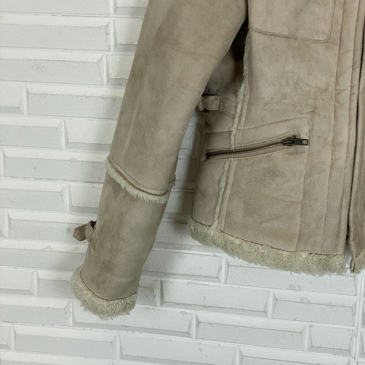 Comme Ca Ism 🔥LAST PRICE🔥Come Ca Ism Synthetic Shearling Aviator Jacket Size L / US 10 / IT 46 - 3 Thumbnail