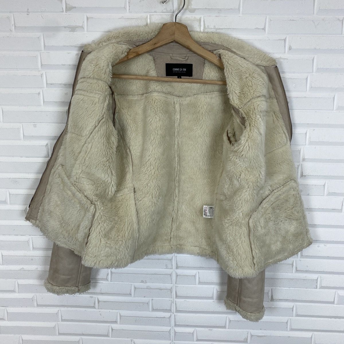 Comme Ca Ism 🔥LAST PRICE🔥Come Ca Ism Synthetic Shearling Aviator Jacket Size L / US 10 / IT 46 - 16 Thumbnail