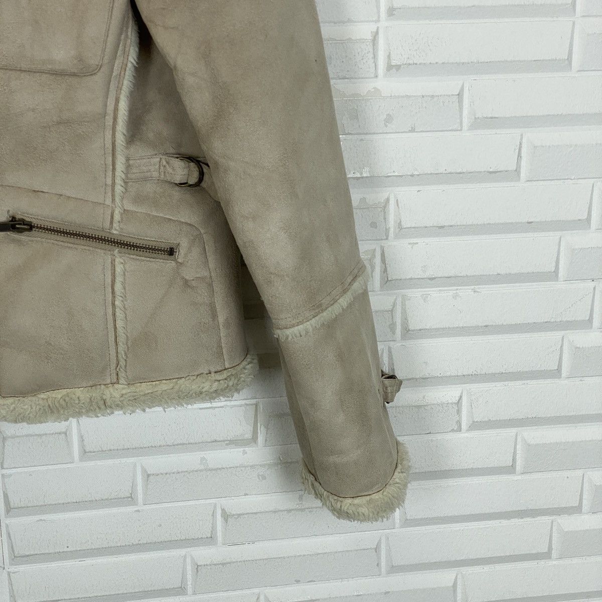 Comme Ca Ism 🔥LAST PRICE🔥Come Ca Ism Synthetic Shearling Aviator Jacket Size L / US 10 / IT 46 - 5 Thumbnail