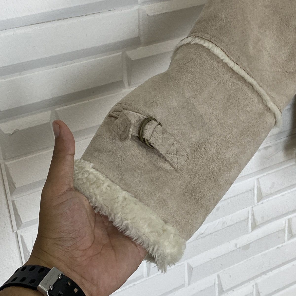 Comme Ca Ism 🔥LAST PRICE🔥Come Ca Ism Synthetic Shearling Aviator Jacket Size L / US 10 / IT 46 - 7 Thumbnail