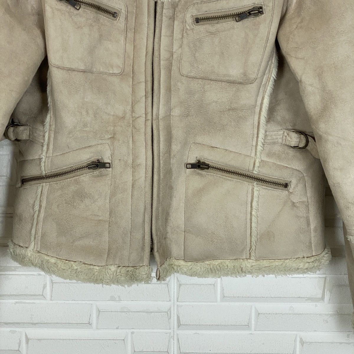 Comme Ca Ism 🔥LAST PRICE🔥Come Ca Ism Synthetic Shearling Aviator Jacket Size L / US 10 / IT 46 - 6 Thumbnail
