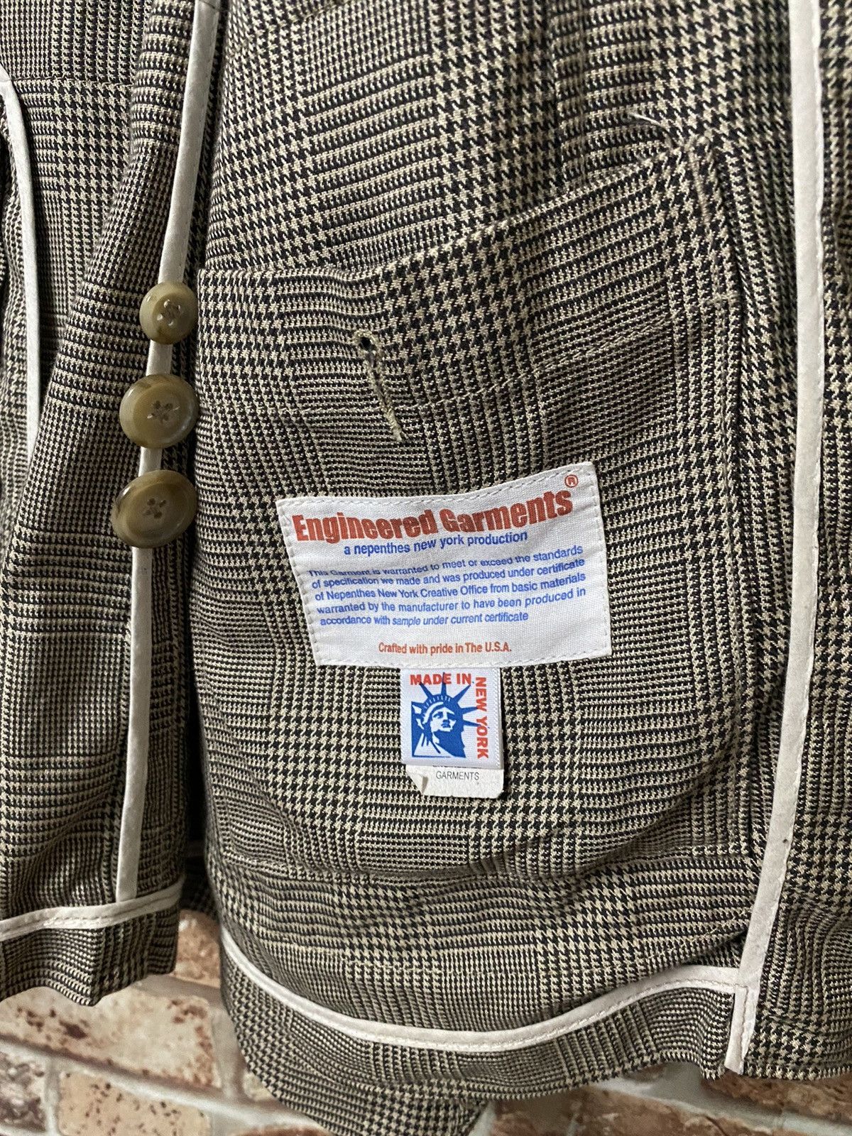 Engineered Garments ENGINEERED GARMENT COTTON GLEN PLAID MEN JACKET-GK142 Size US M / EU 48-50 / 2 - 13 Thumbnail