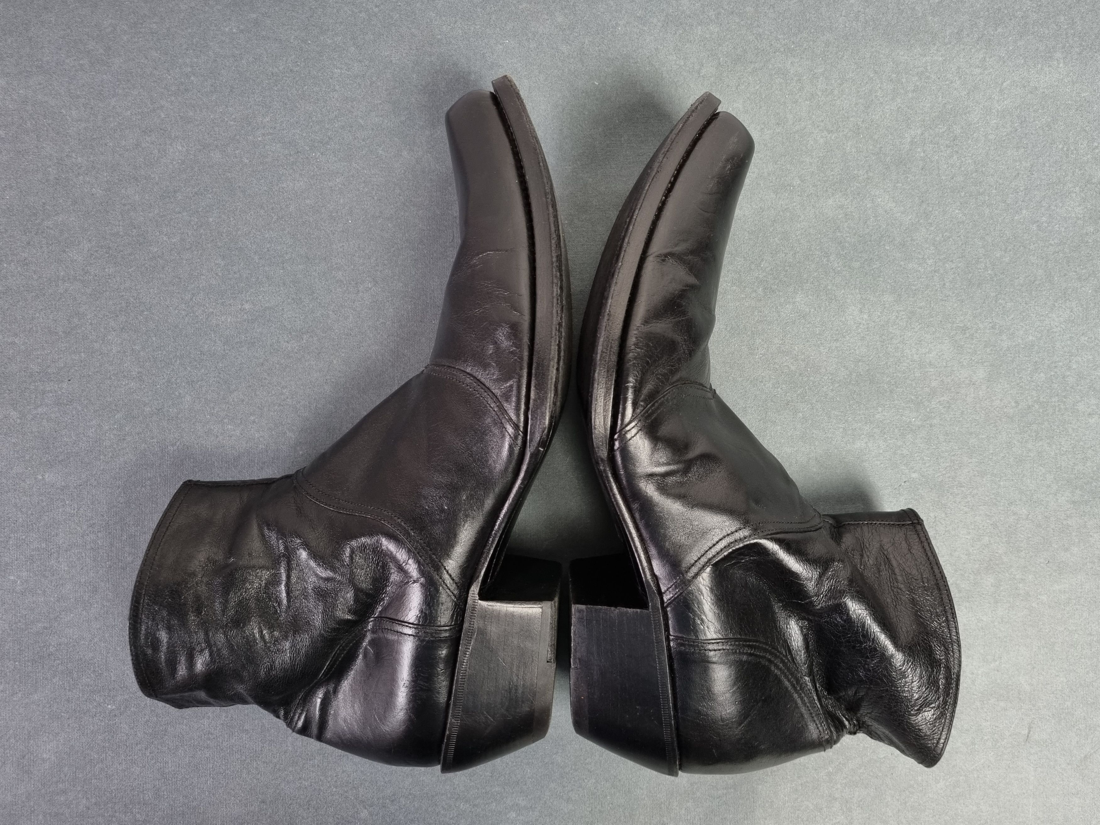 Gianni Barbato 🤠 Vintage Gianni Barbato Cowboy Leather Boots 90s Size US 11 / EU 44 - 7 Thumbnail