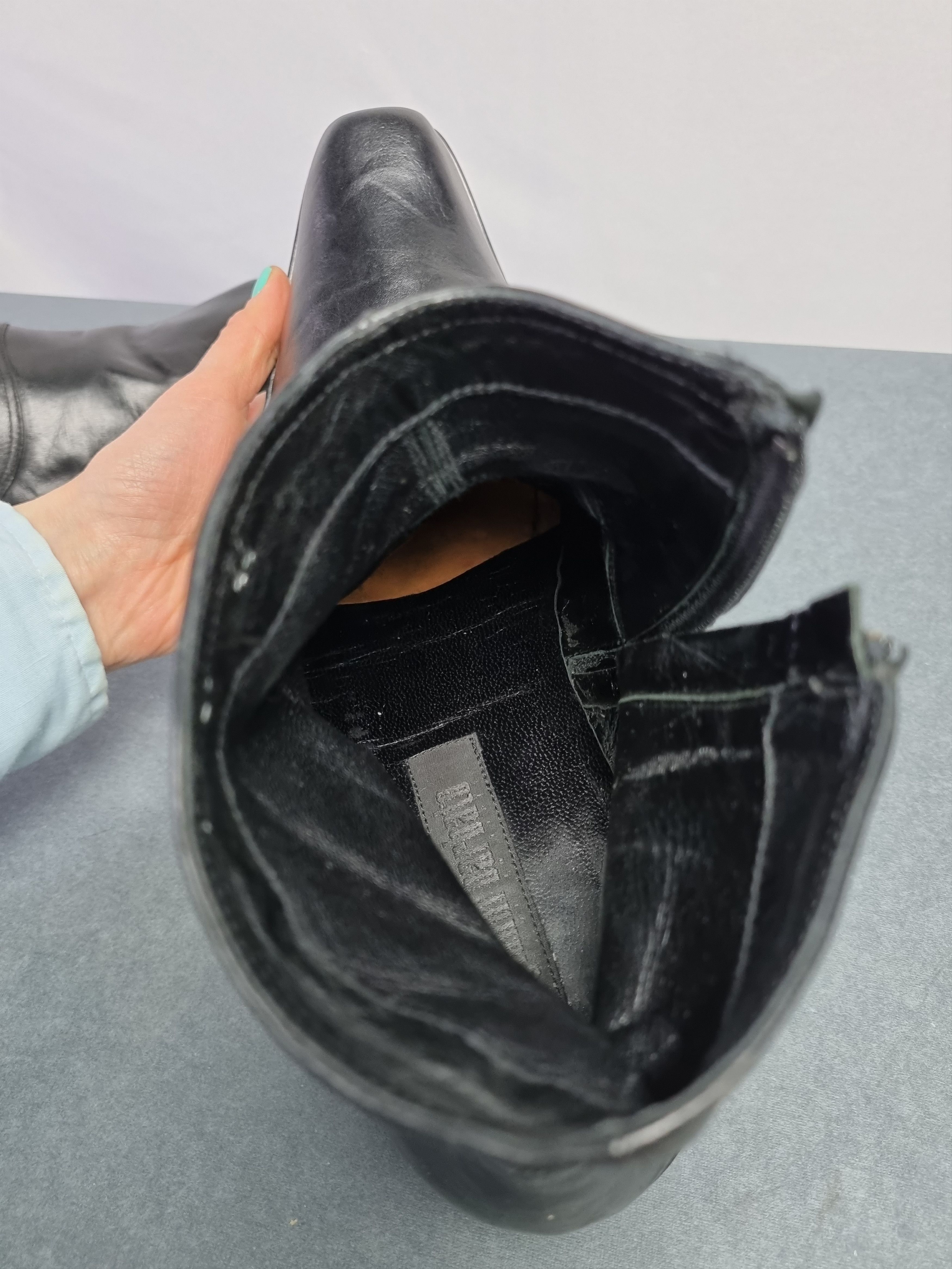 Gianni Barbato 🤠 Vintage Gianni Barbato Cowboy Leather Boots 90s Size US 11 / EU 44 - 11 Thumbnail