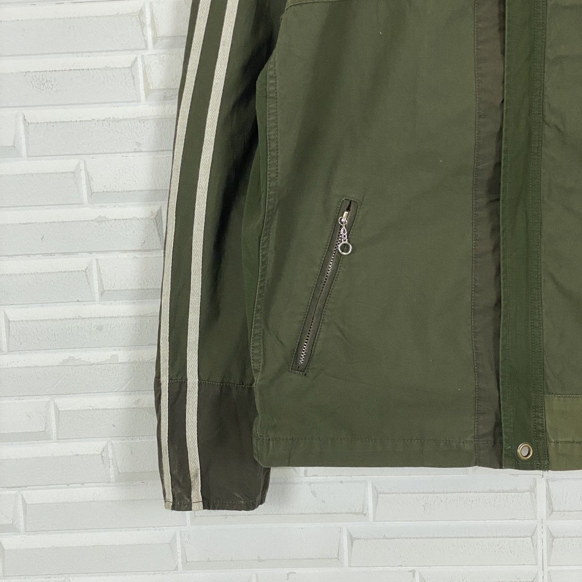 Schott Schott N.Y.C. USA Flag Patchwork Tactical Jacket Size US XL / EU 56 / 4 - 4 Thumbnail
