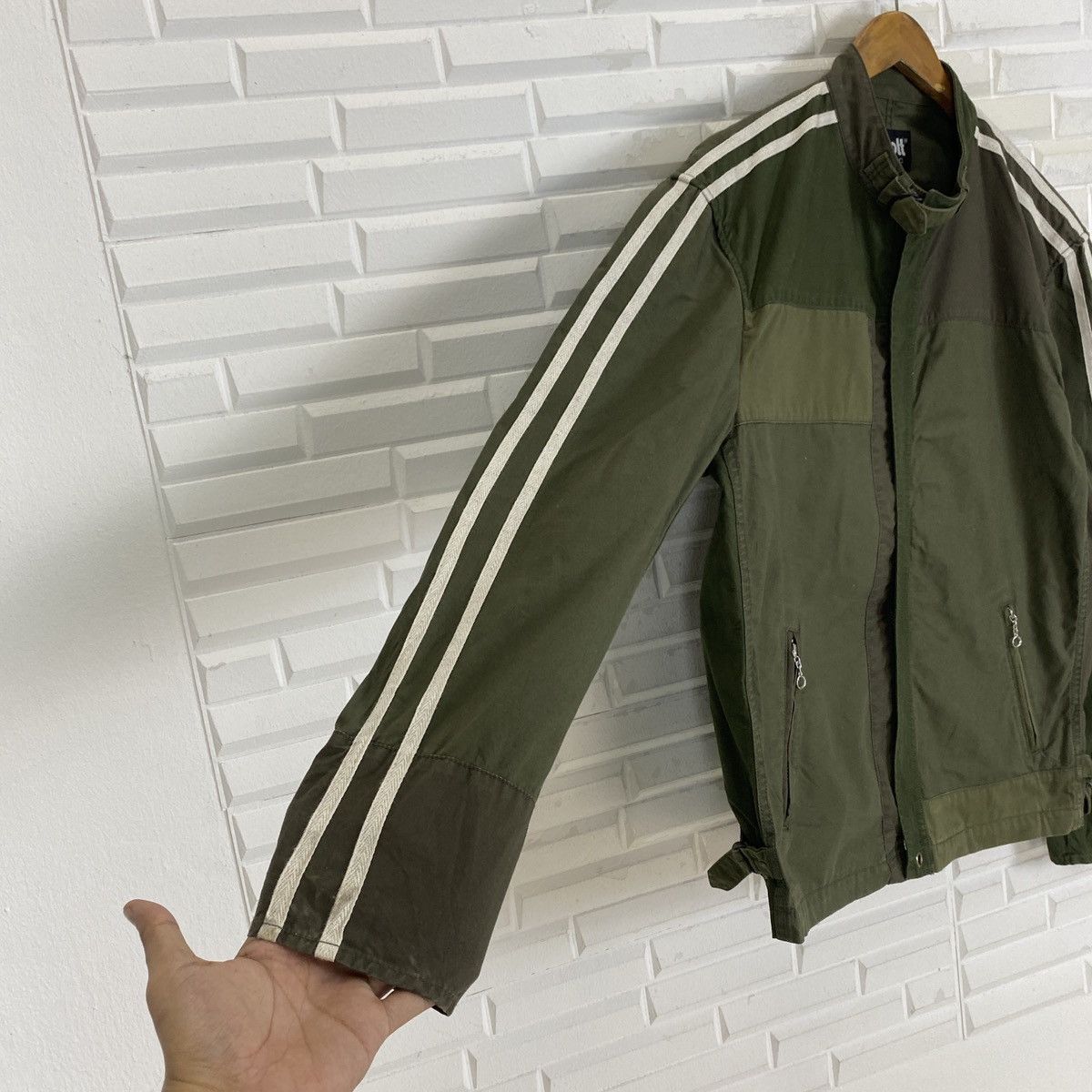 Schott Schott N.Y.C. USA Flag Patchwork Tactical Jacket Size US XL / EU 56 / 4 - 8 Thumbnail