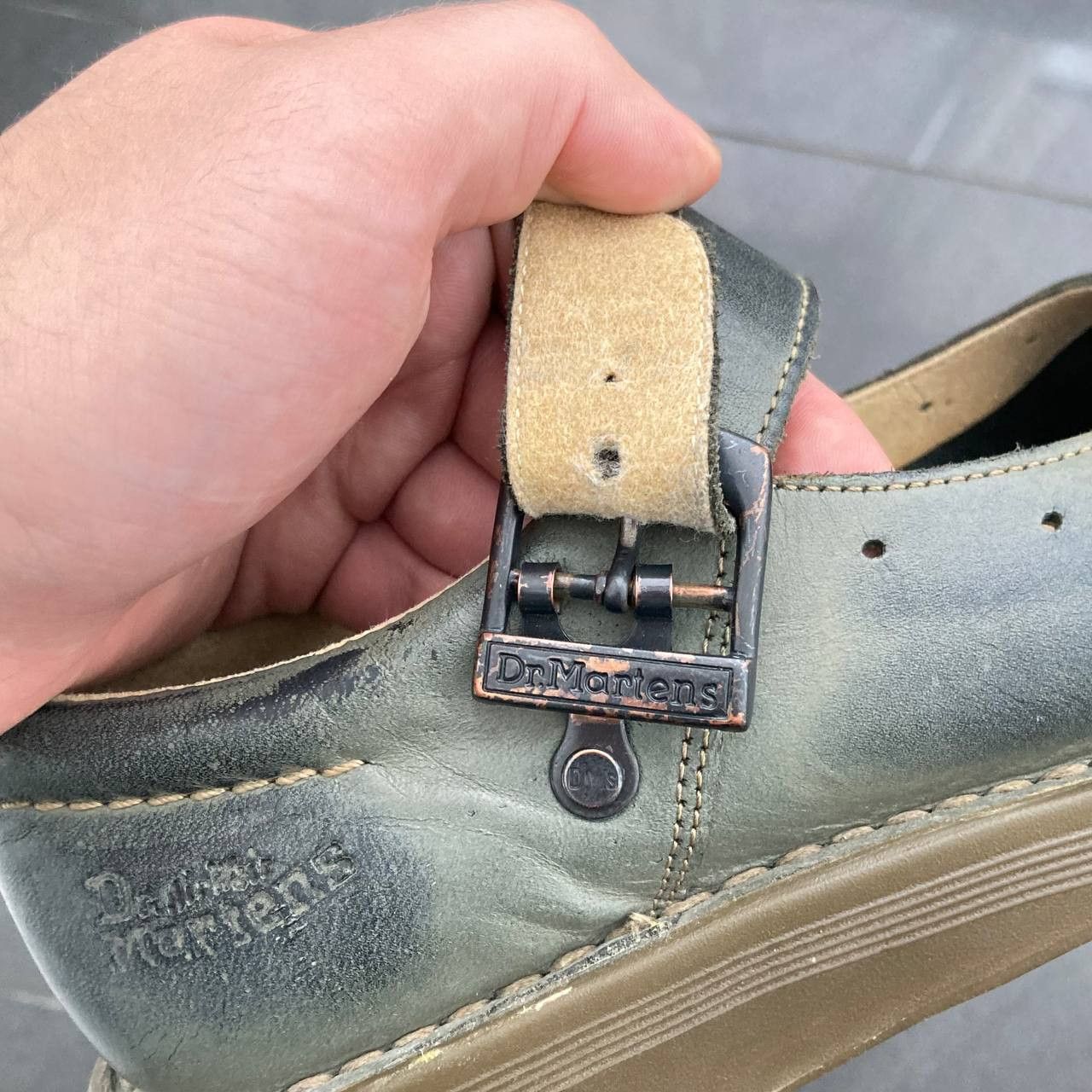 Dr. Martens ‼️Very Rare‼️Vintage Dr. Martens Chunky Leather Mary Jane 80s Size US 7 / IT 37 - 3 Thumbnail