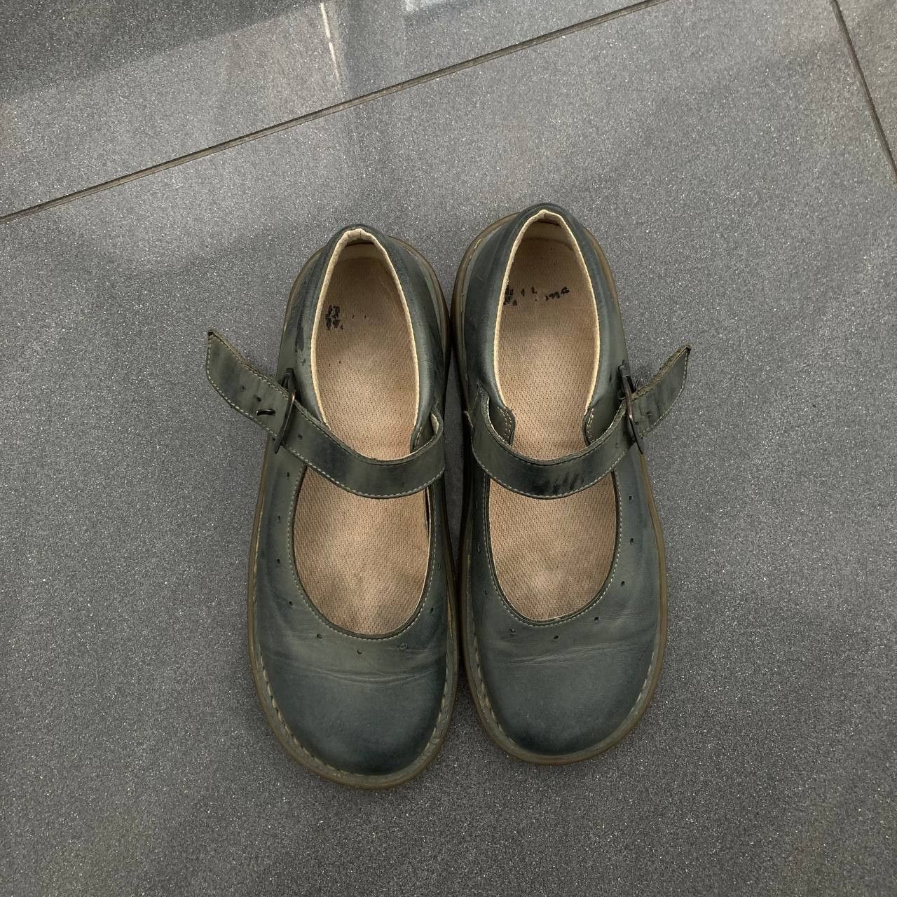 Dr. Martens ‼️Very Rare‼️Vintage Dr. Martens Chunky Leather Mary Jane 80s Size US 7 / IT 37 - 2 Thumbnail