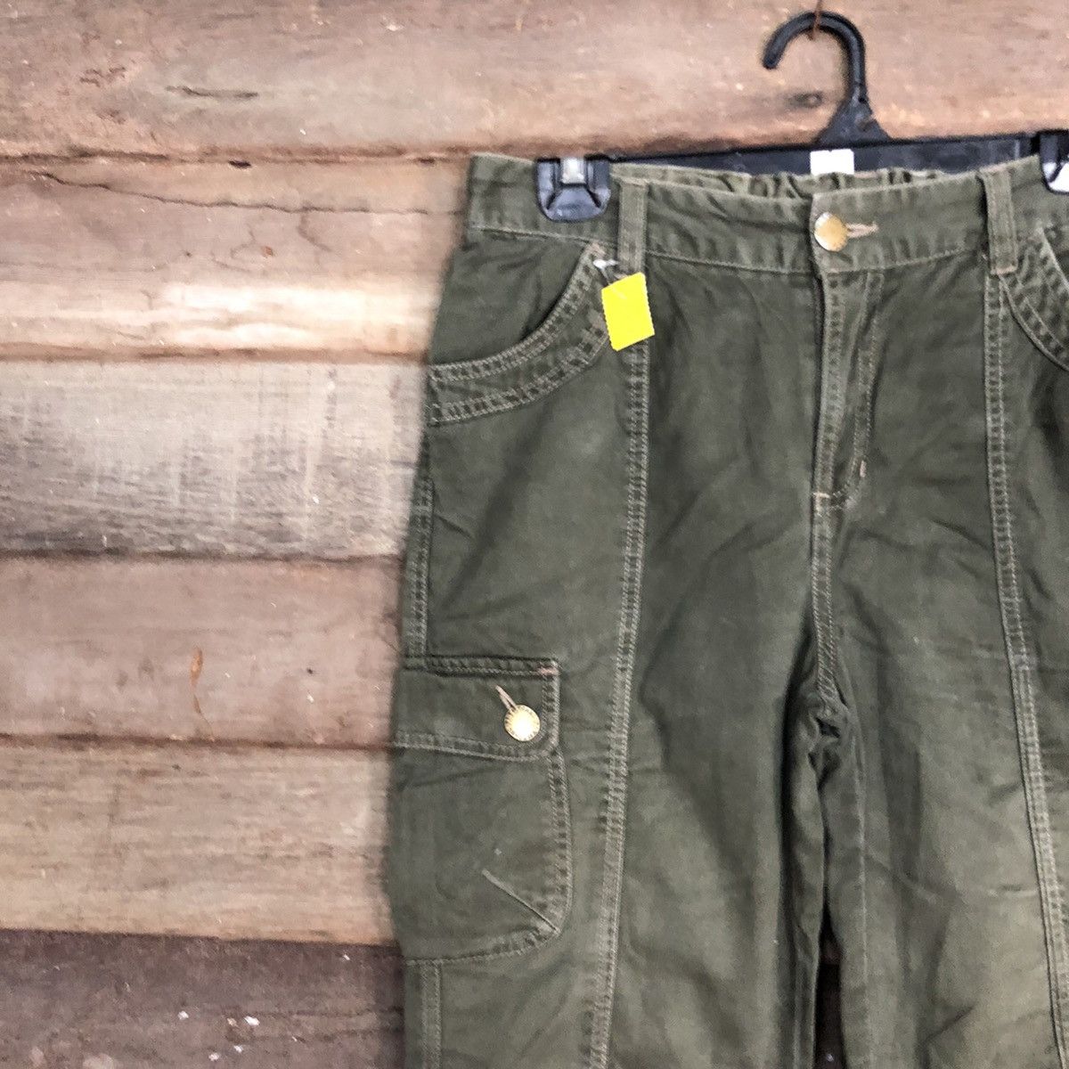 Japanese Brand Plymtone Green Multipocket Tactical Cargo Pants #3879 Size US 30 / EU 46 - 6 Thumbnail