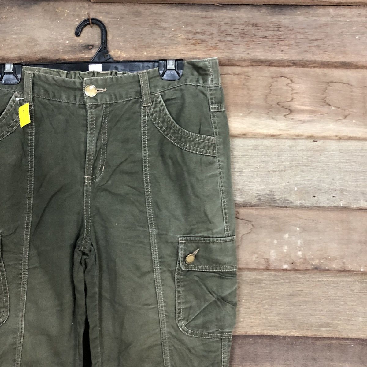 Japanese Brand Plymtone Green Multipocket Tactical Cargo Pants #3879 Size US 30 / EU 46 - 5 Thumbnail