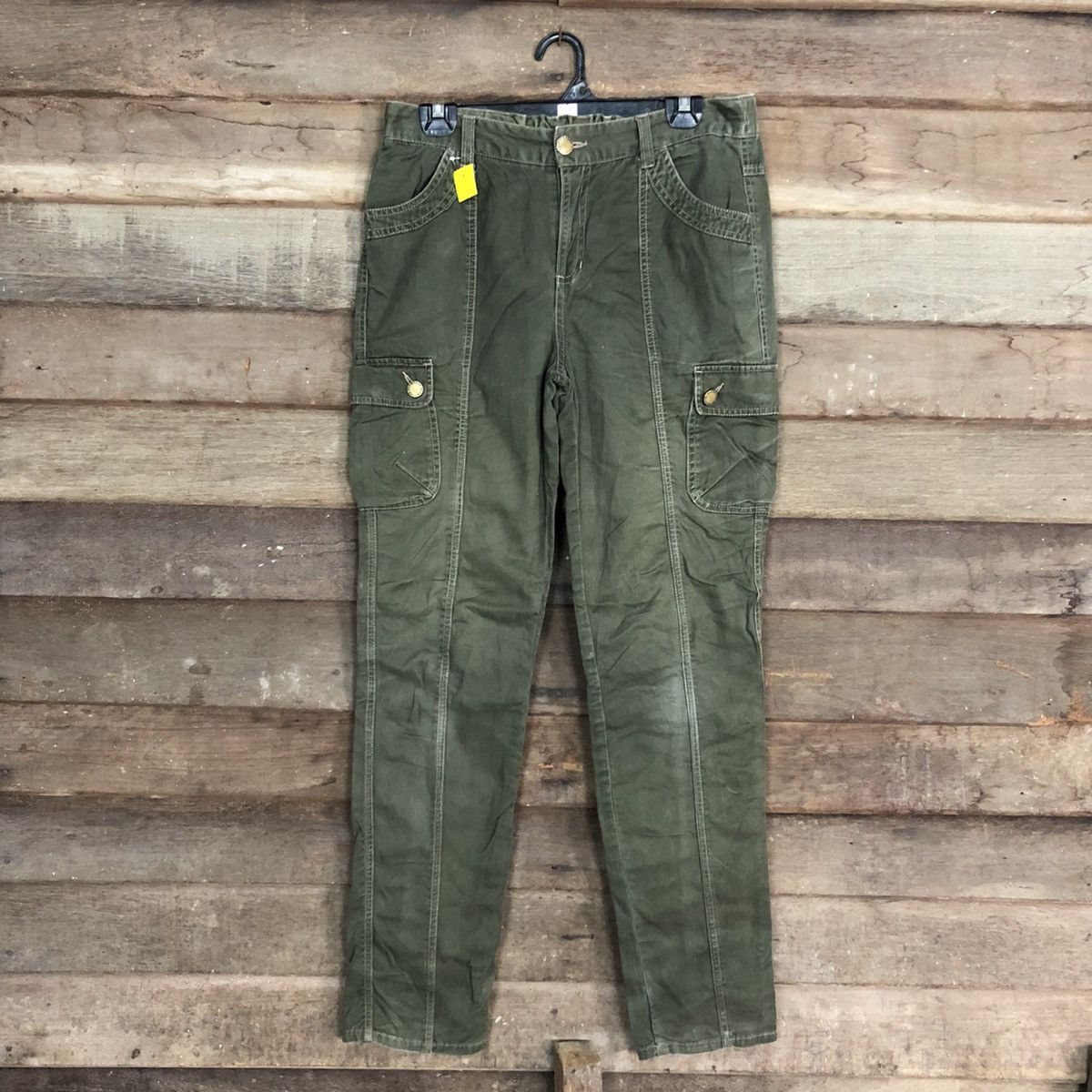 Japanese Brand Plymtone Green Multipocket Tactical Cargo Pants #3879 Size US 30 / EU 46 - 1 Thumbnail
