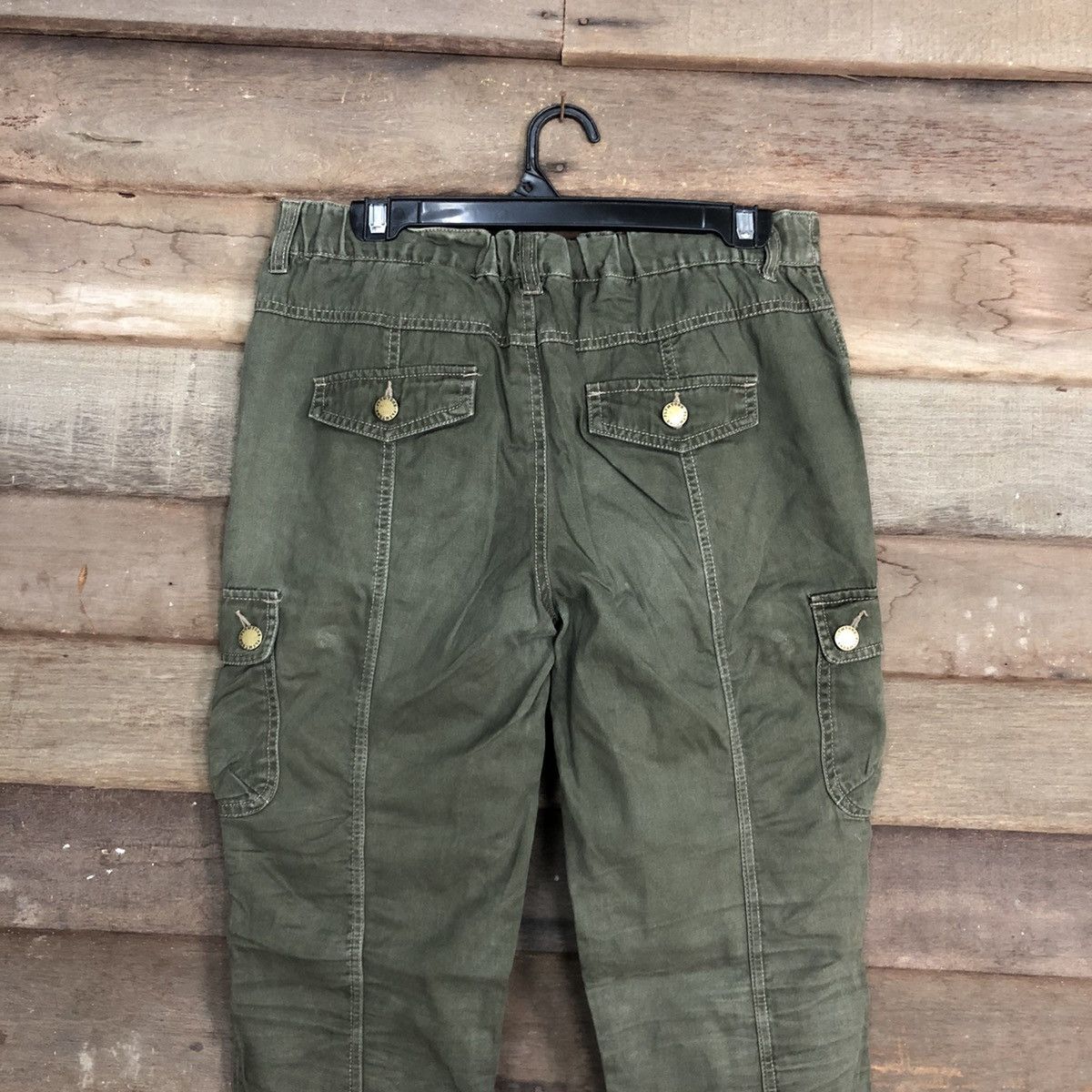 Japanese Brand Plymtone Green Multipocket Tactical Cargo Pants #3879 Size US 30 / EU 46 - 9 Thumbnail