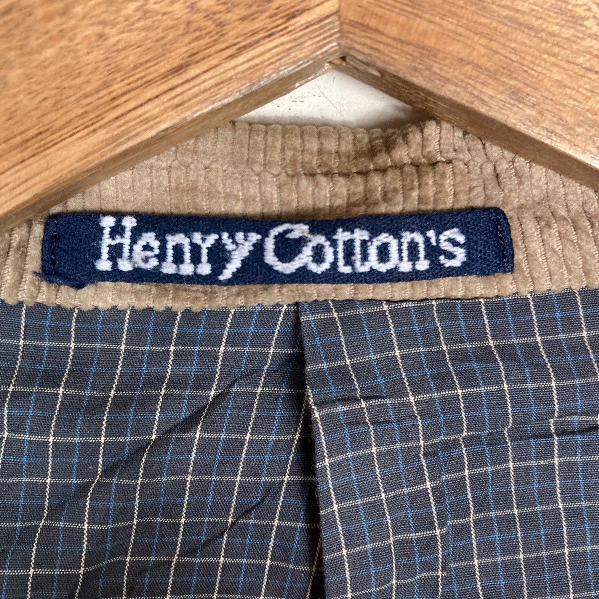 Henry Cotton's Vintage Henry Cotton Flat Button Coat Jacket Size US L / EU 52-54 / 3 - 5 Thumbnail