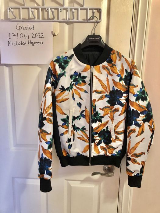 Balenciaga floral bomber jacket on sale