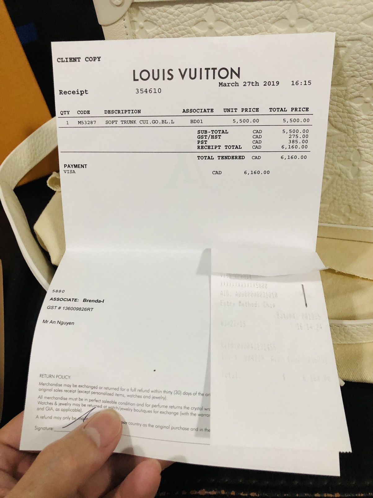 Louis Vuitton Louis Vuitton X Virgil Abloh Cocaine White Trunk S/S 2019 Size ONE SIZE - 10 Thumbnail