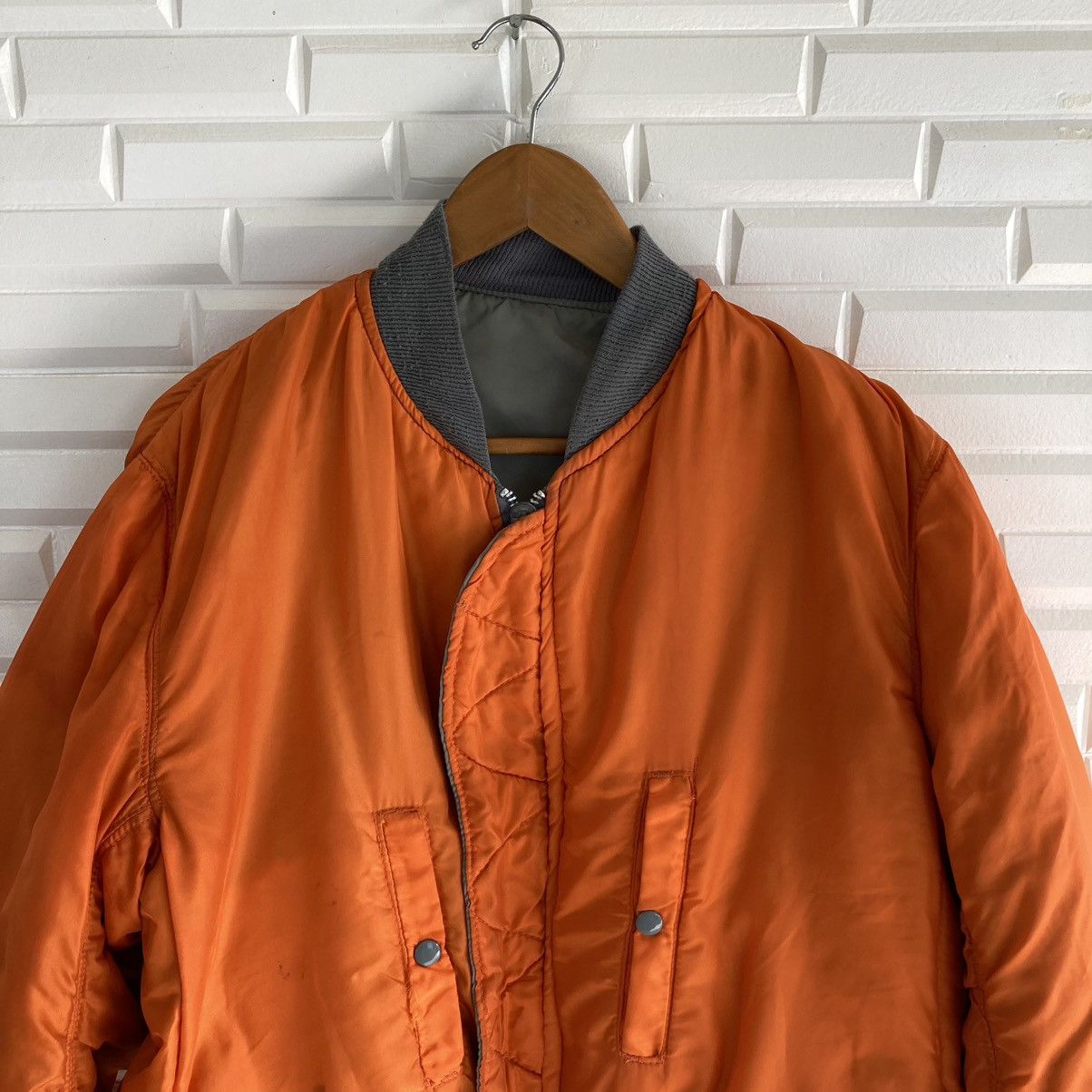 Alpha Industries Alpha MA-1 Reversible Bomber Jacket Size US L / EU 52-54 / 3 - 13 Thumbnail