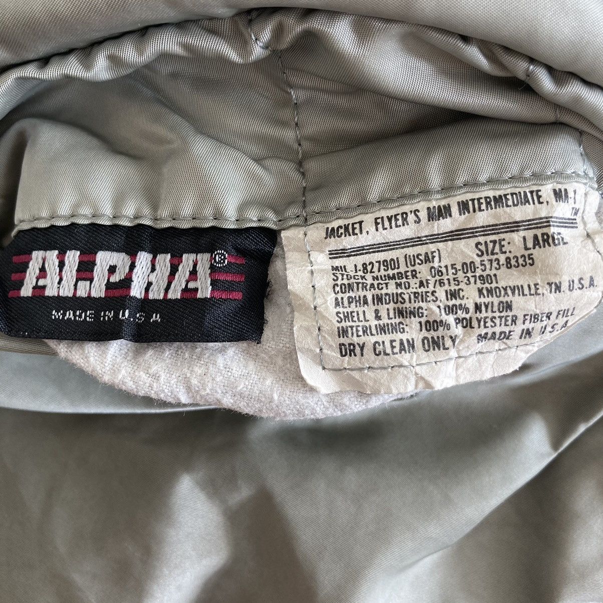 Alpha Industries Alpha MA-1 Reversible Bomber Jacket Size US L / EU 52-54 / 3 - 18 Thumbnail