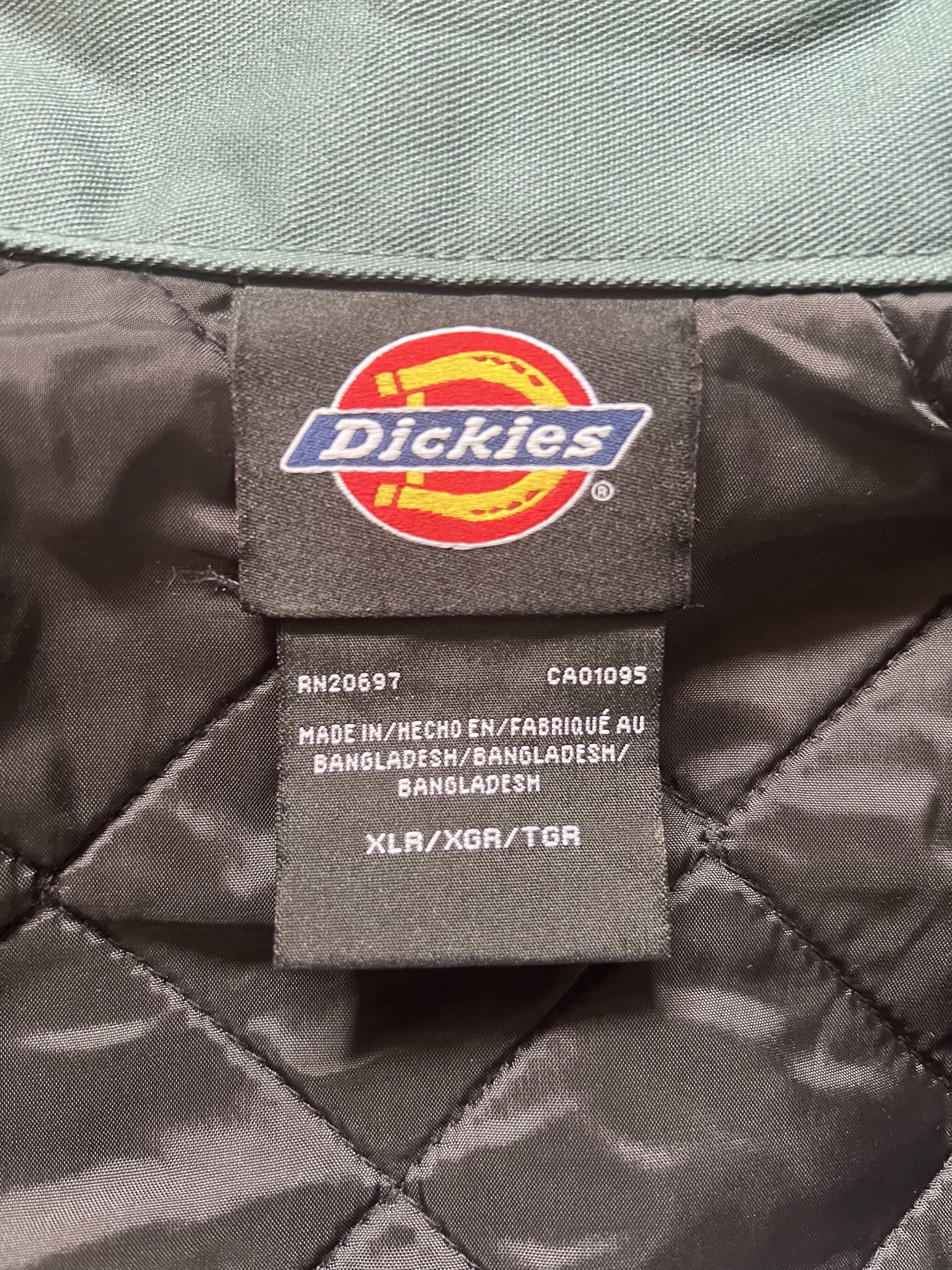 Dickies 💚 MF DOOM Embroidered Mm.. Food Green Workwear Jacket Size US XL / EU 56 / 4 - 10 Thumbnail