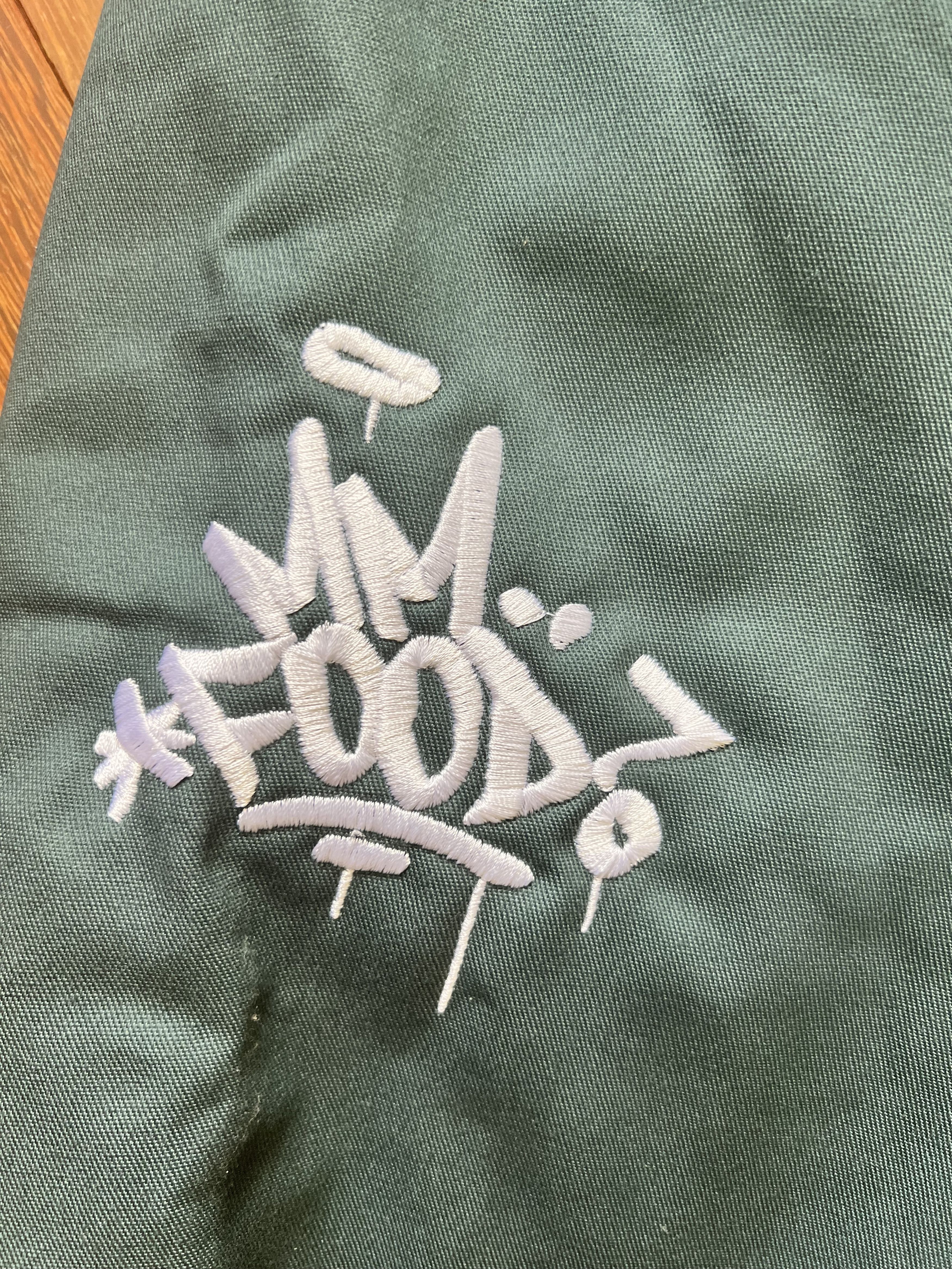 Dickies 💚 MF DOOM Embroidered Mm.. Food Green Workwear Jacket Size US XL / EU 56 / 4 - 15 Thumbnail