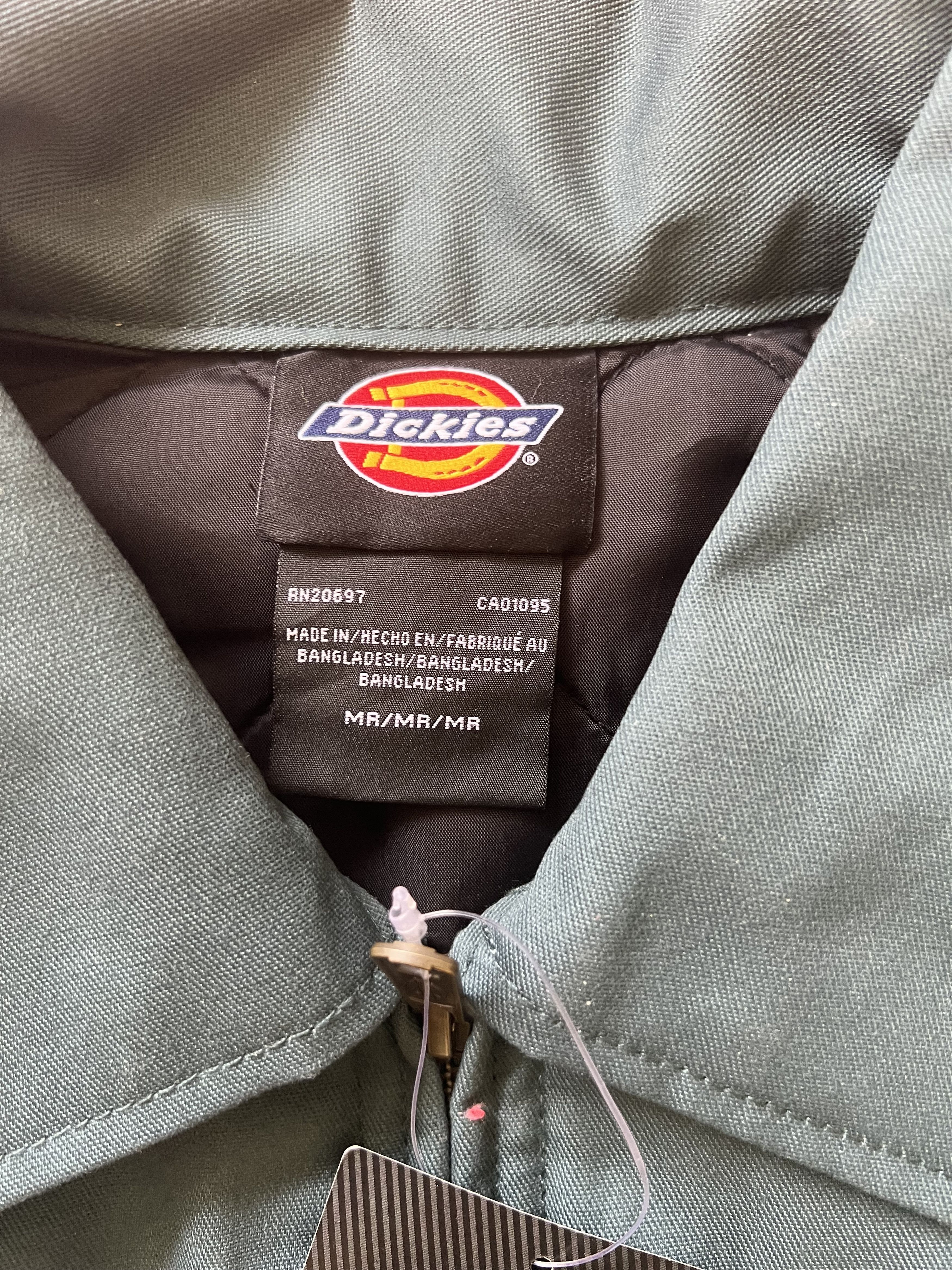 Dickies 💚 MF DOOM Embroidered Mm.. Food Green Workwear Jacket Size US M / EU 48-50 / 2 - 10 Thumbnail