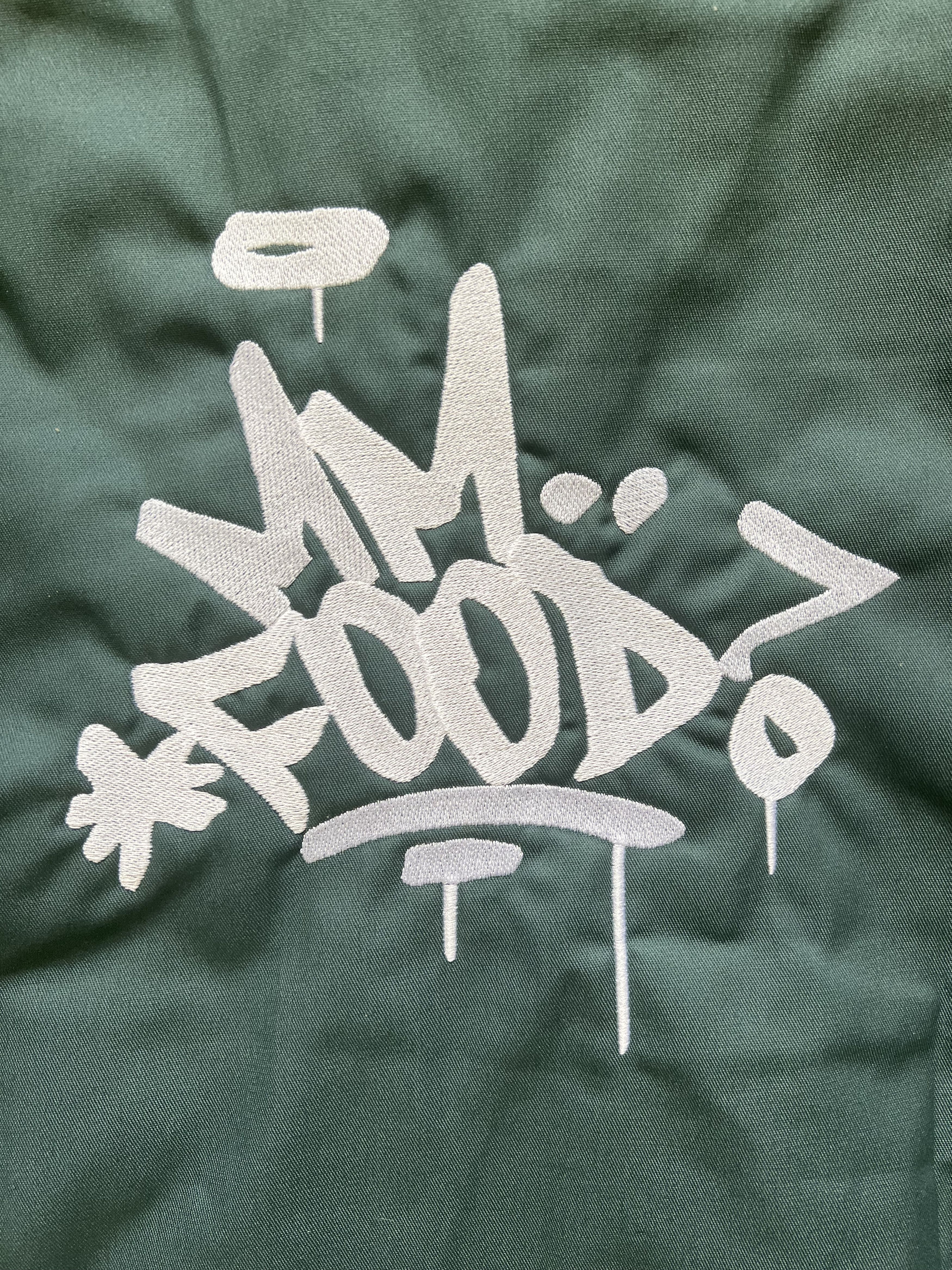 Dickies 💚 MF DOOM Embroidered Mm.. Food Green Workwear Jacket Size US M / EU 48-50 / 2 - 9 Thumbnail