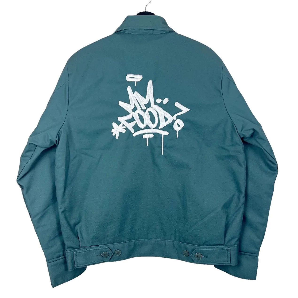 Dickies 💚 MF DOOM Embroidered Mm.. Food Green Workwear Jacket Size US M / EU 48-50 / 2 - 2 Thumbnail