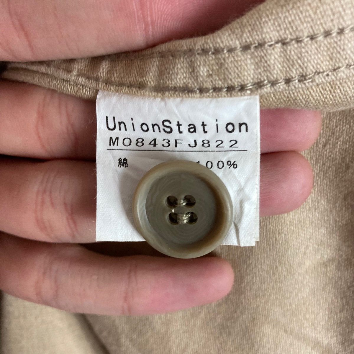 Vintage Vintage Union Station Flat Button Coat Blazer Jacket Size US M / EU 48-50 / 2 - 6 Thumbnail