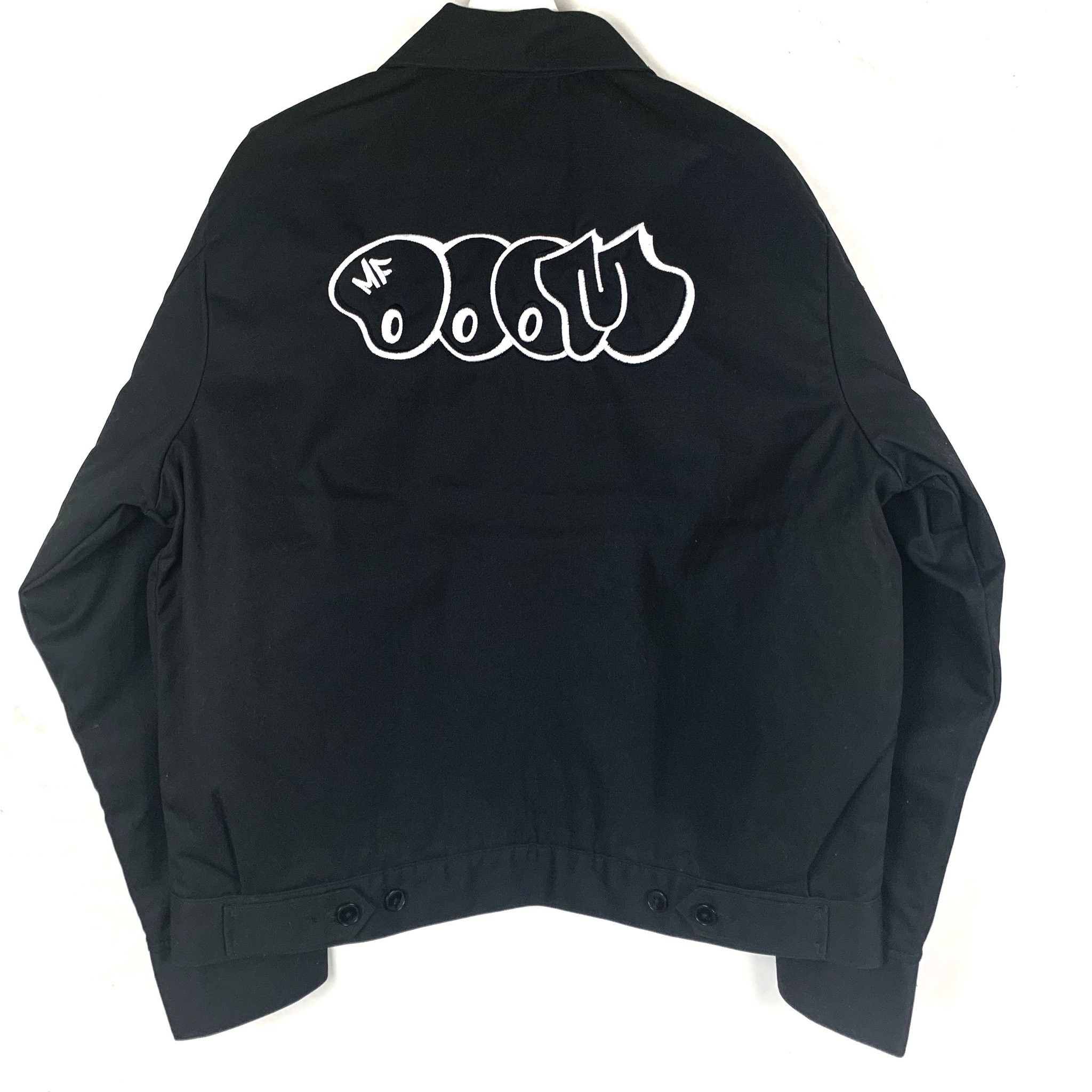 Dickies 💚 MF DOOM Embroidered Doomsday Black Workwear Jacket Size US M / EU 48-50 / 2 - 2 Thumbnail