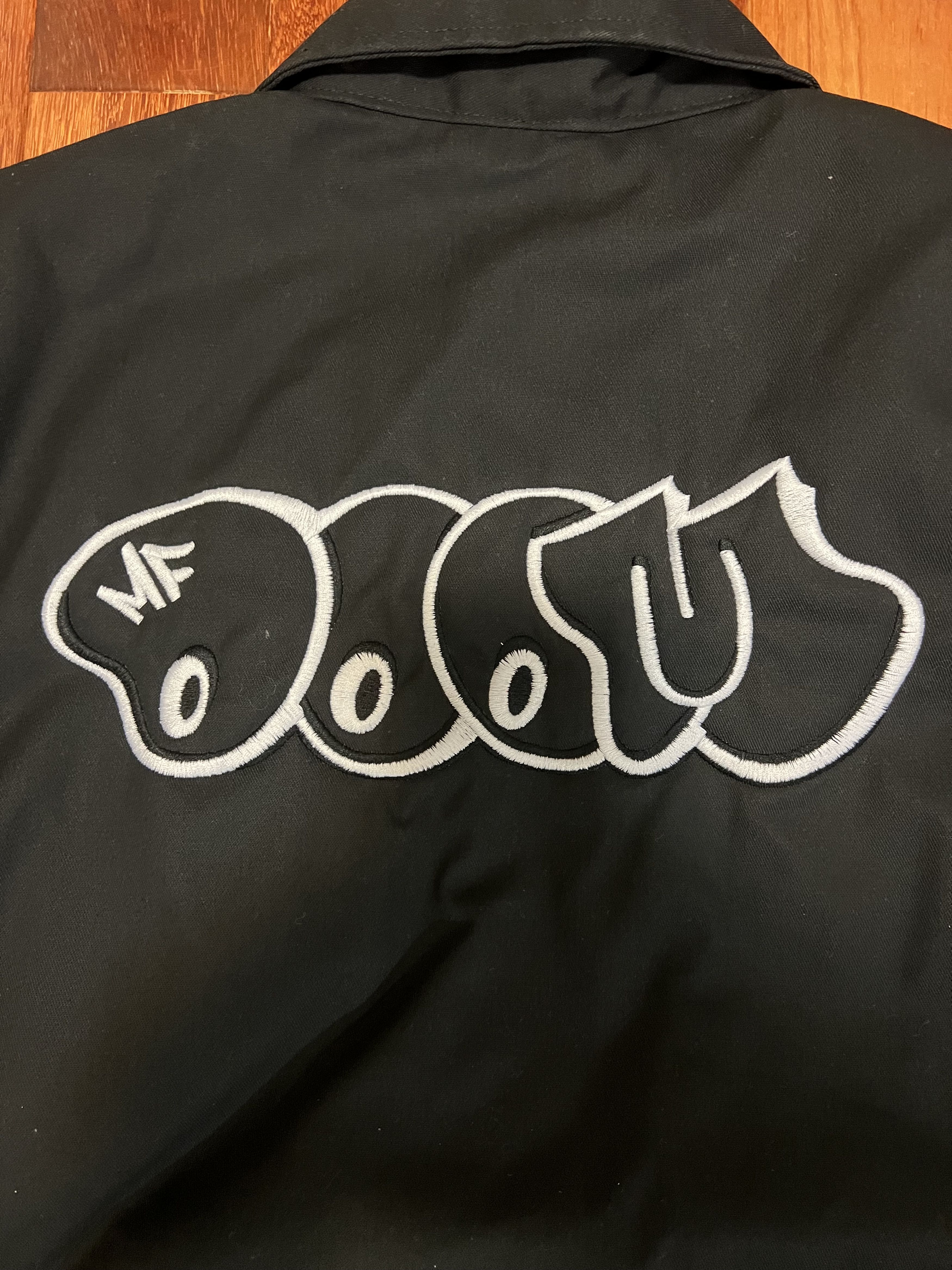 Dickies 💚 MF DOOM Embroidered Doomsday Black Workwear Jacket Size US M / EU 48-50 / 2 - 8 Thumbnail
