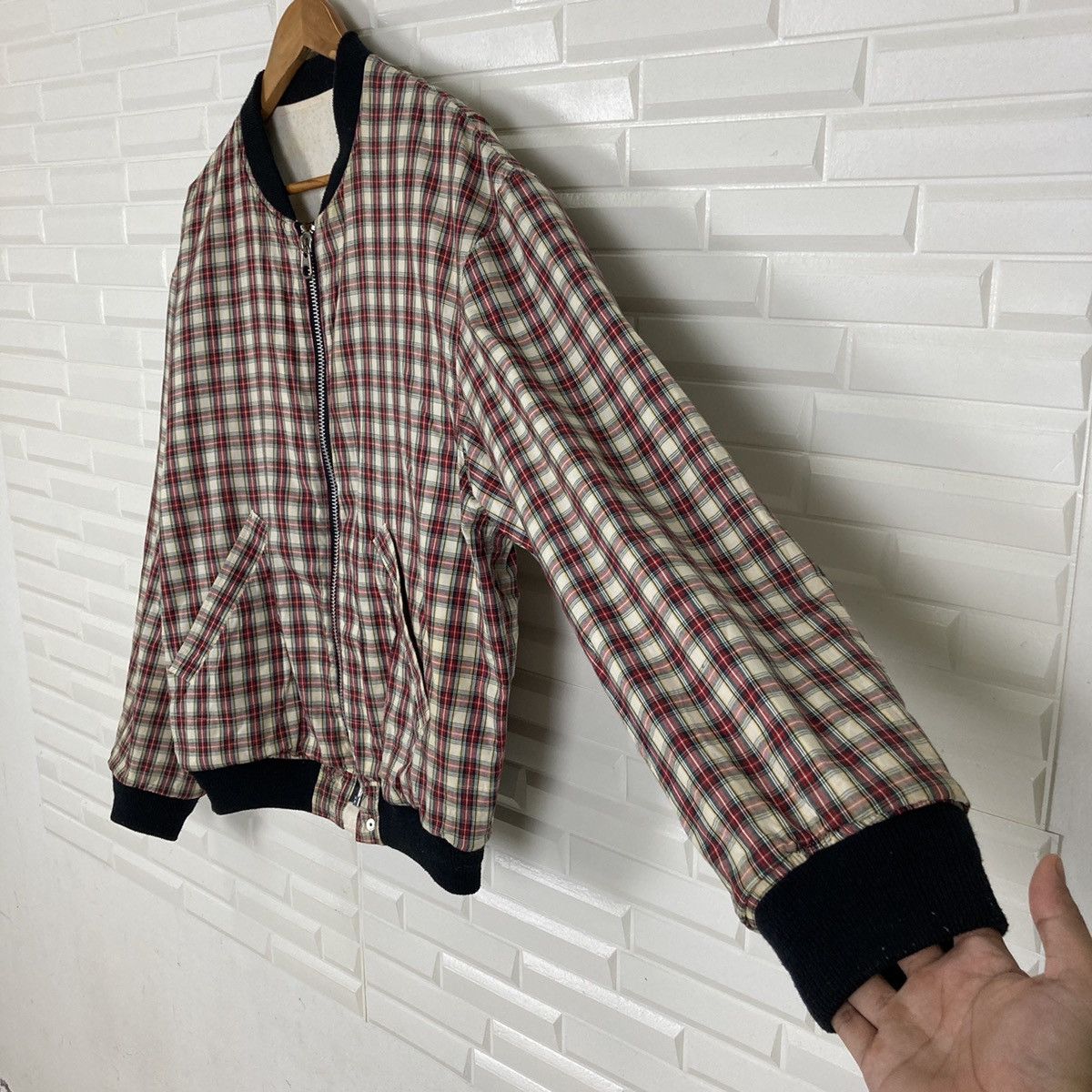 PPFM VTG PPFM Reversible Tartan Bomber Jacket Size US M / EU 48-50 / 2 - 18 Thumbnail