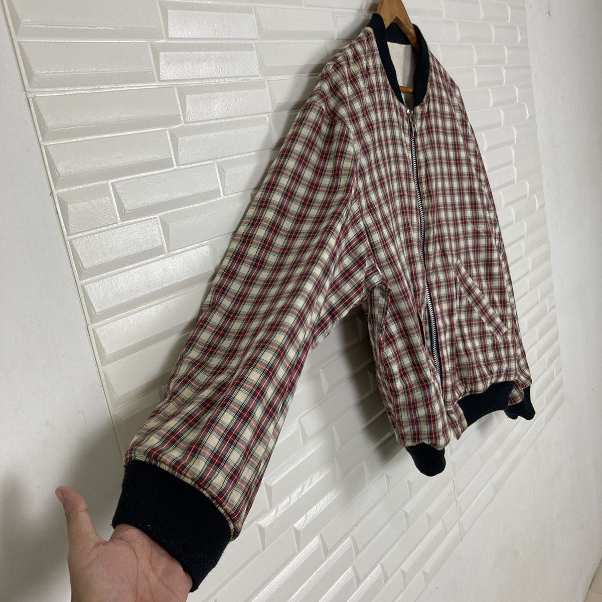 PPFM VTG PPFM Reversible Tartan Bomber Jacket Size US M / EU 48-50 / 2 - 17 Thumbnail