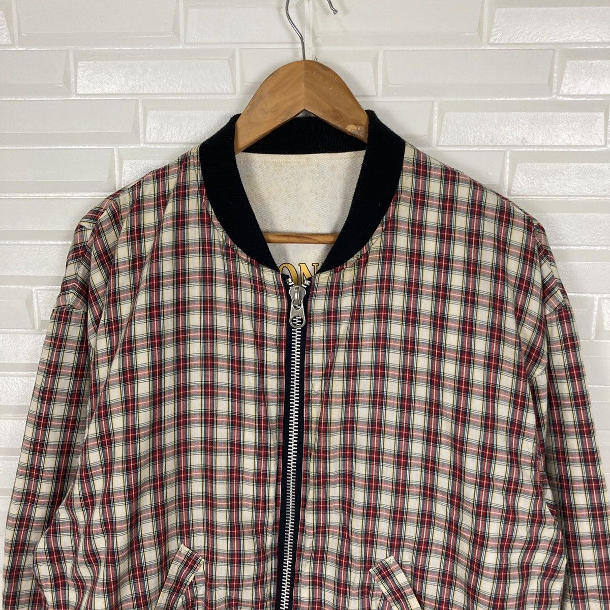 PPFM VTG PPFM Reversible Tartan Bomber Jacket Size US M / EU 48-50 / 2 - 14 Thumbnail