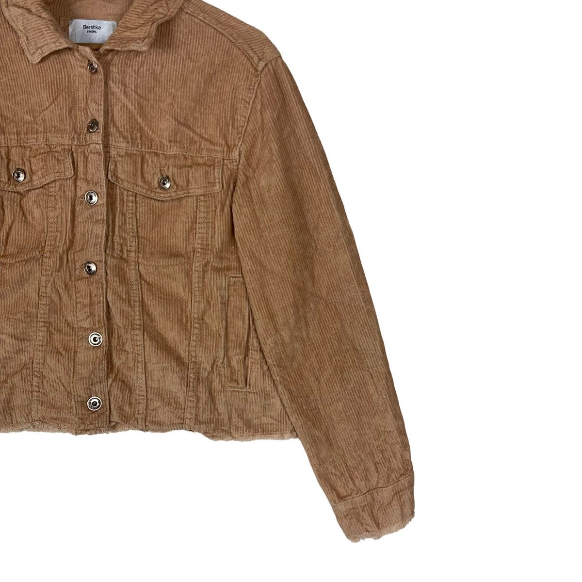 Bershka Vintage Bershka BSKGIRL Snap Button Crop Jacket Size S / US 4 / IT 40 - 4 Thumbnail