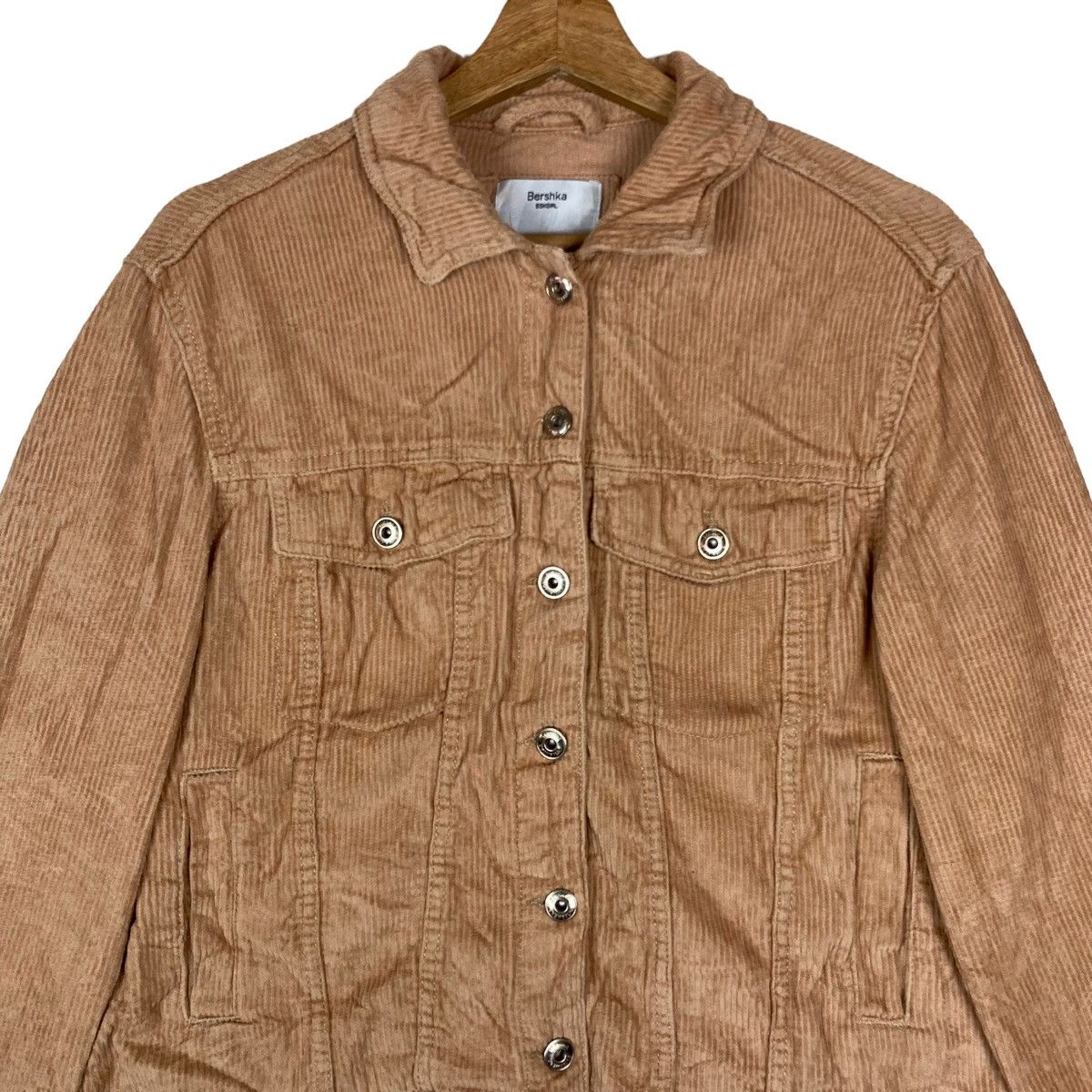 Bershka Vintage Bershka BSKGIRL Snap Button Crop Jacket Size S / US 4 / IT 40 - 2 Thumbnail