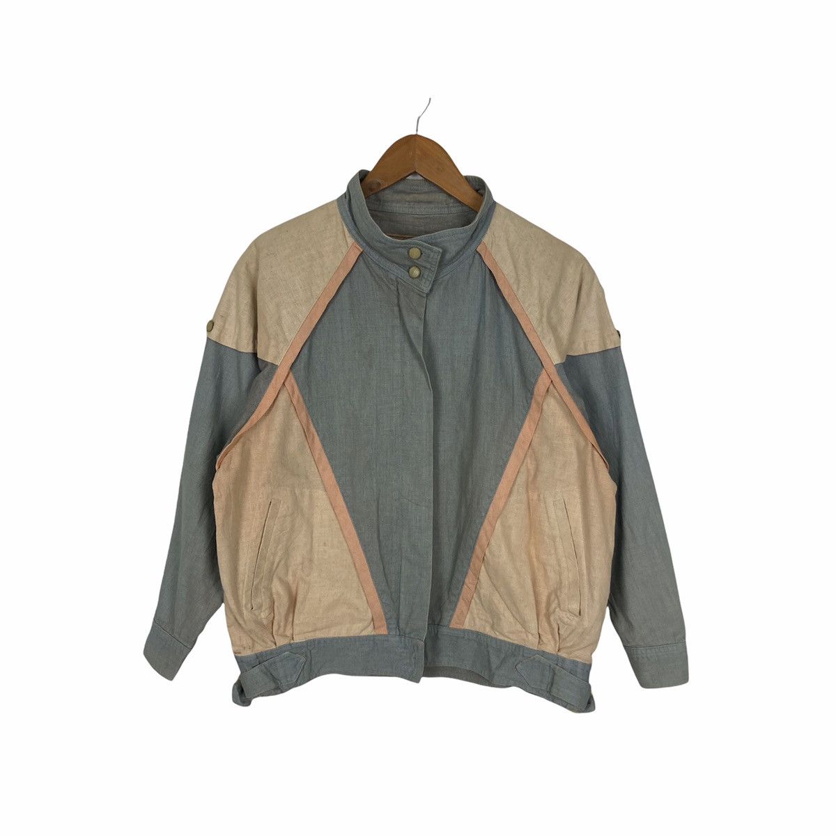 Japanese Brand Lilac Tokyo Designer Patchwork Jacket Size US M / EU 48-50 / 2 - 1 Thumbnail