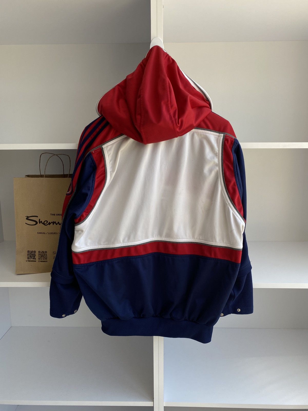 Adidas × Vintage Vintage Adidas Big Logo zip hoodie Size US M / EU 48-50 / 2 - 7 Thumbnail