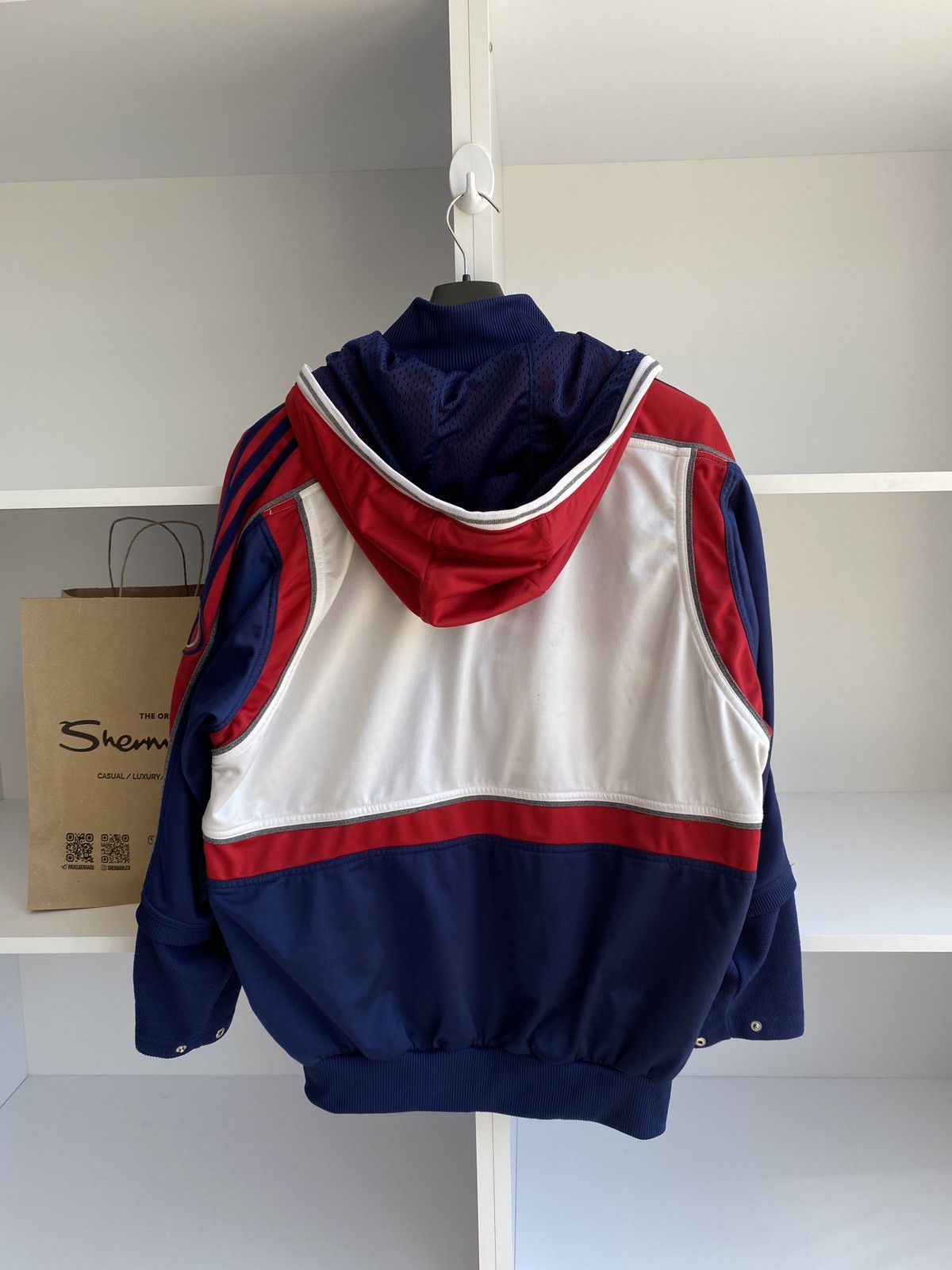 Adidas × Vintage Vintage Adidas Big Logo zip hoodie Size US M / EU 48-50 / 2 - 9 Thumbnail